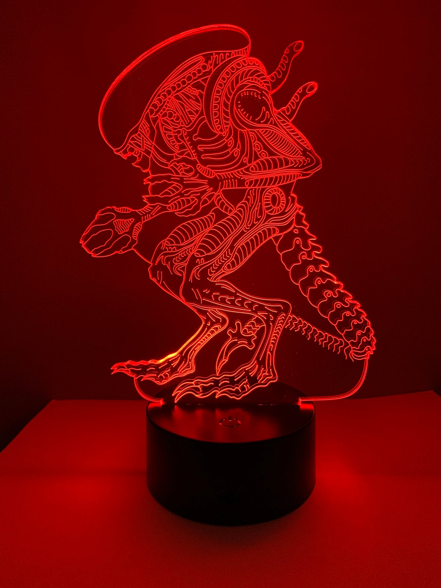 Lampe 3D DEL Alien