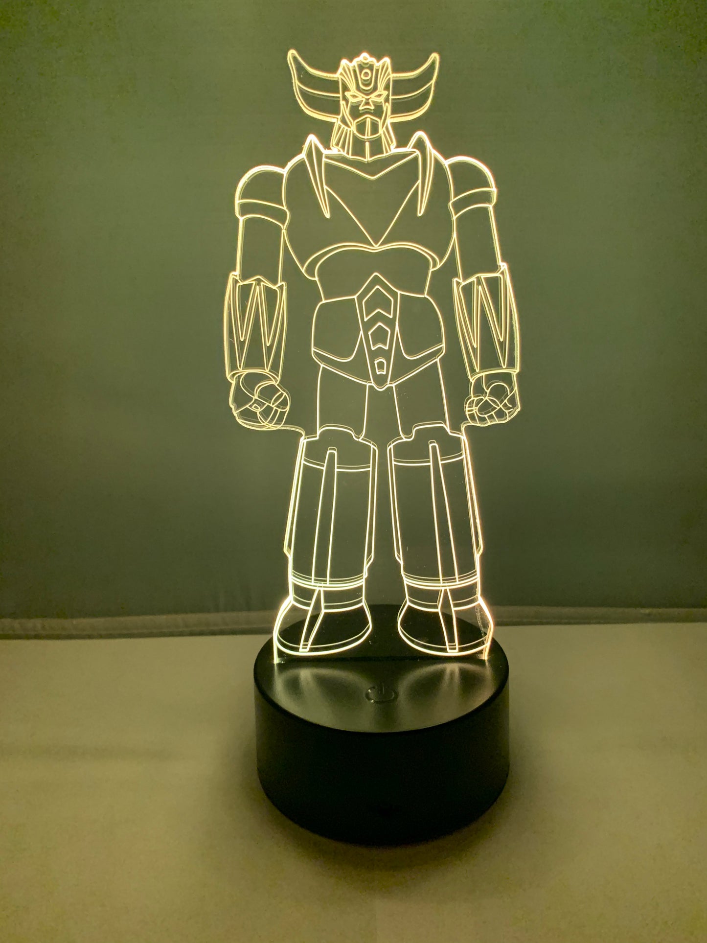Lampe 3D DEL Goldorak
