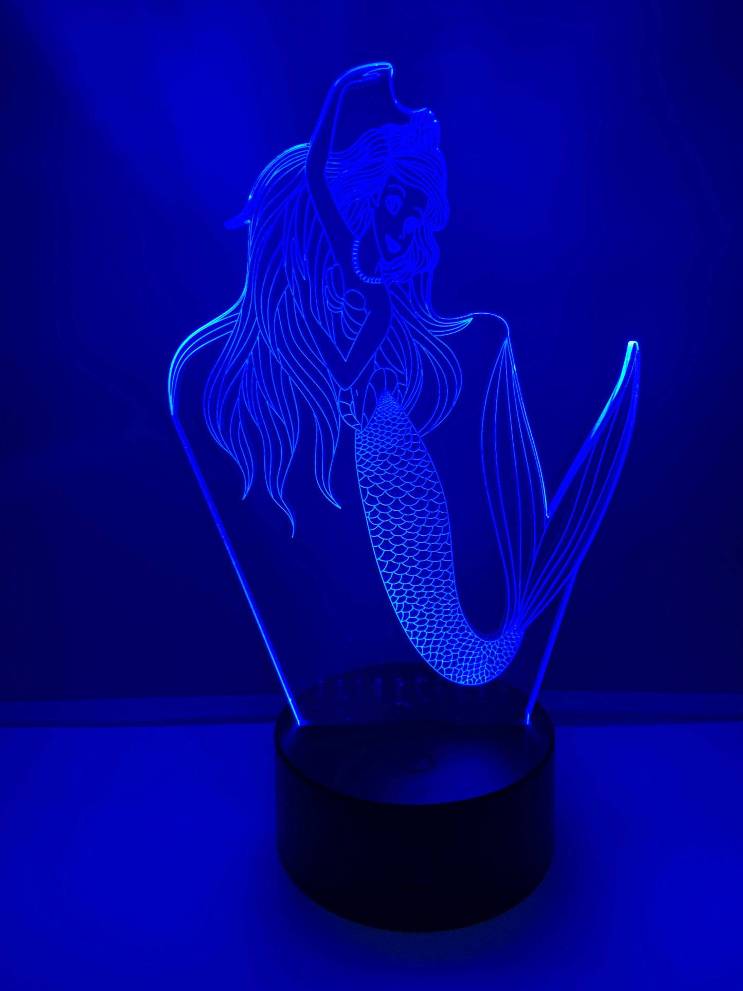Lampe 3D DEL La Petite Sirène 🧜‍♀️ (Princesse)