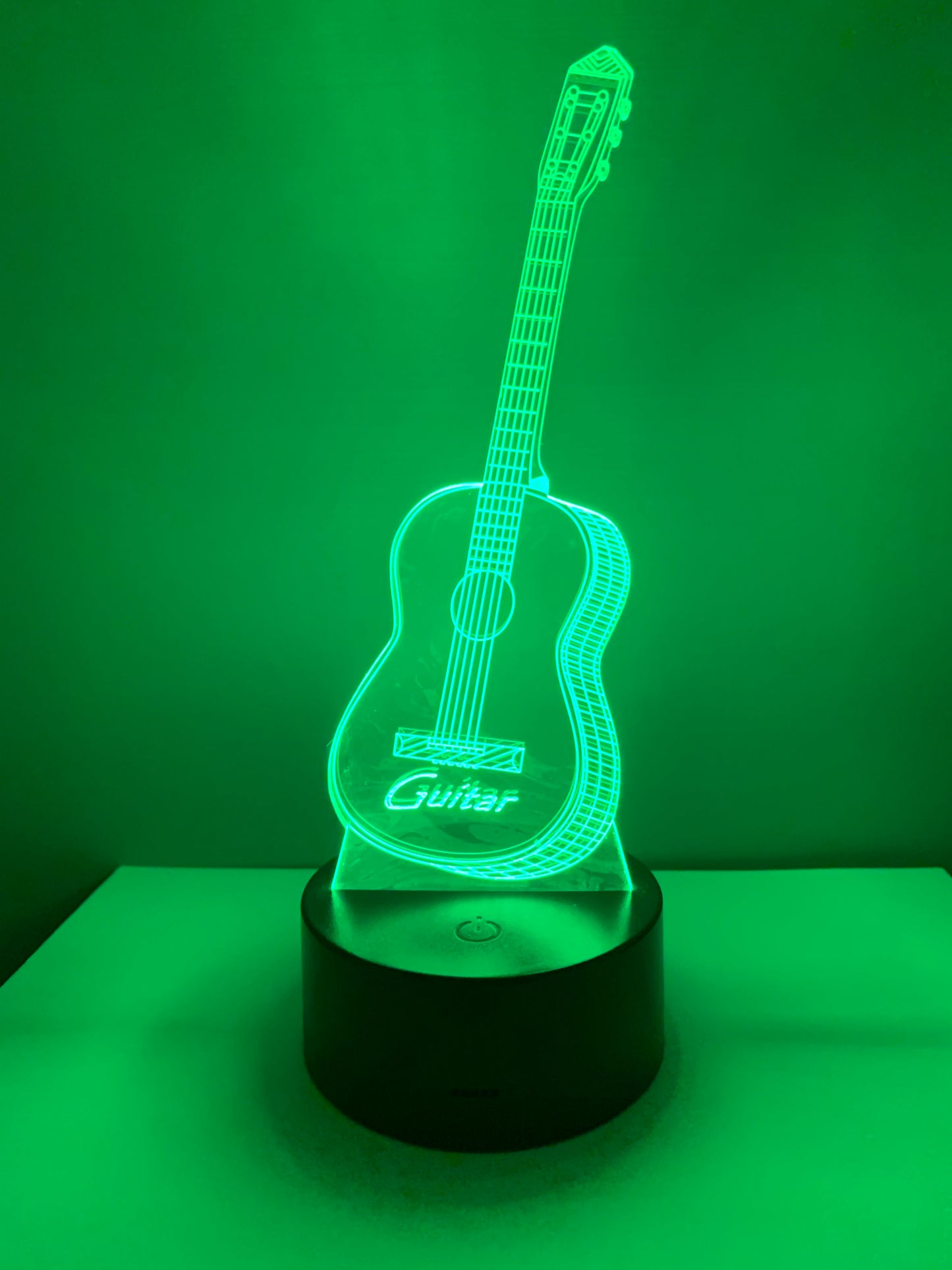 Lampe 3D DEL Guitare sèche (Musique)