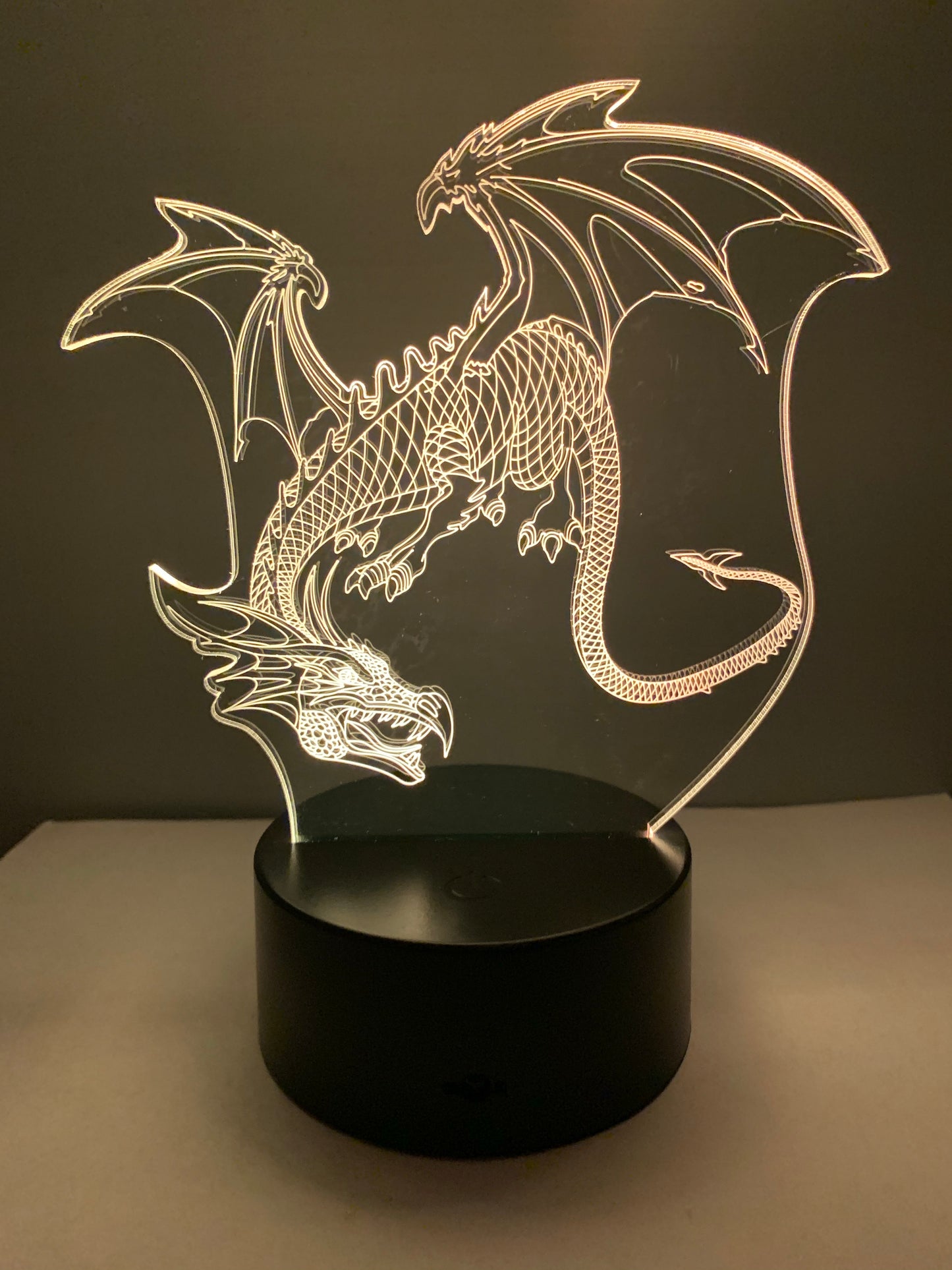 Lampe 3D DEL Dragon