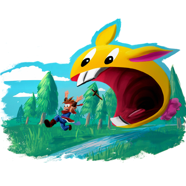 Autocollant pour tasse Rabite affamé Secret Of Mana