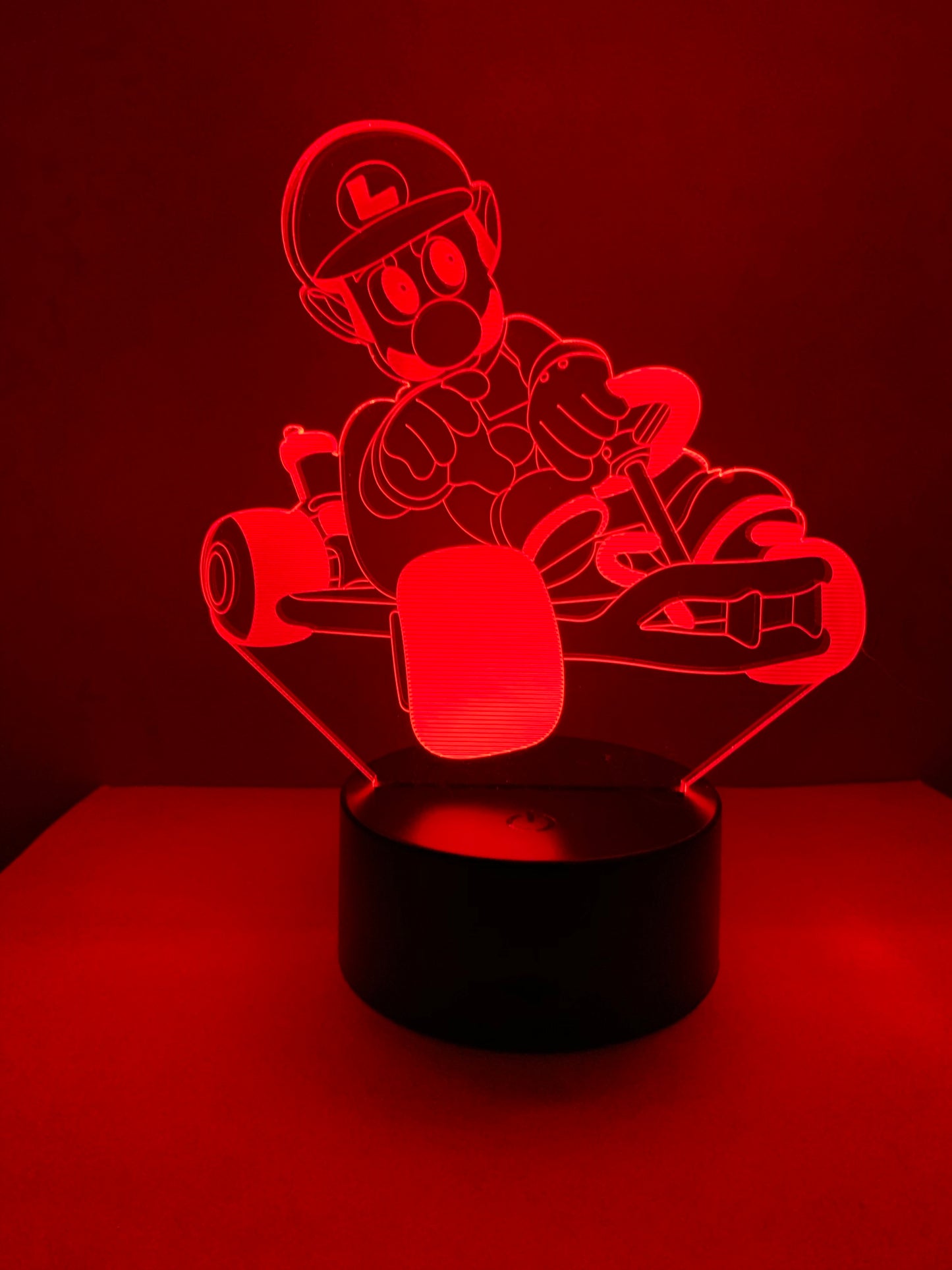 Lampe 3D DEL Luigi Kart Super Mario