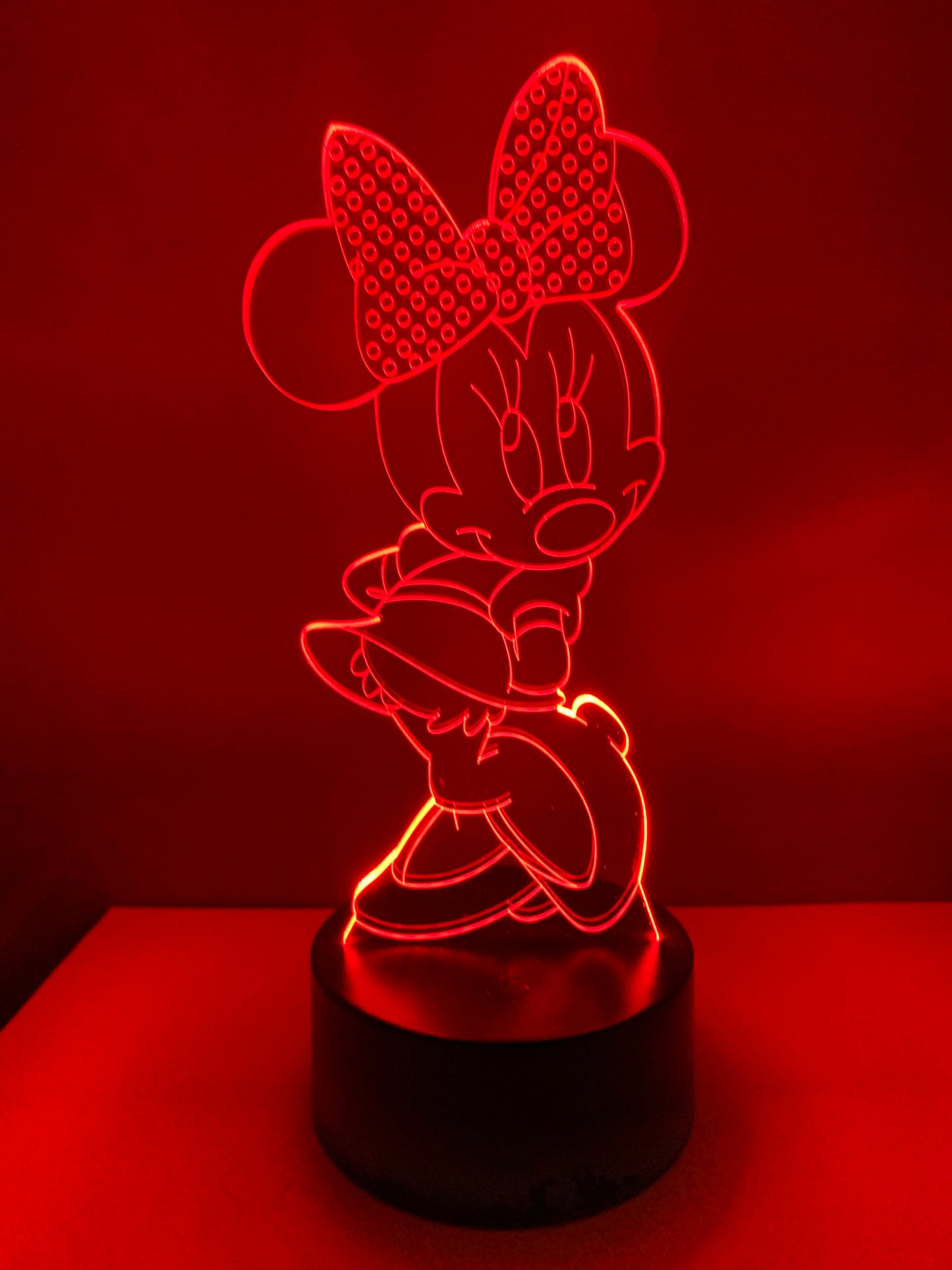 Lampe 3D DEL Minnie Mouse