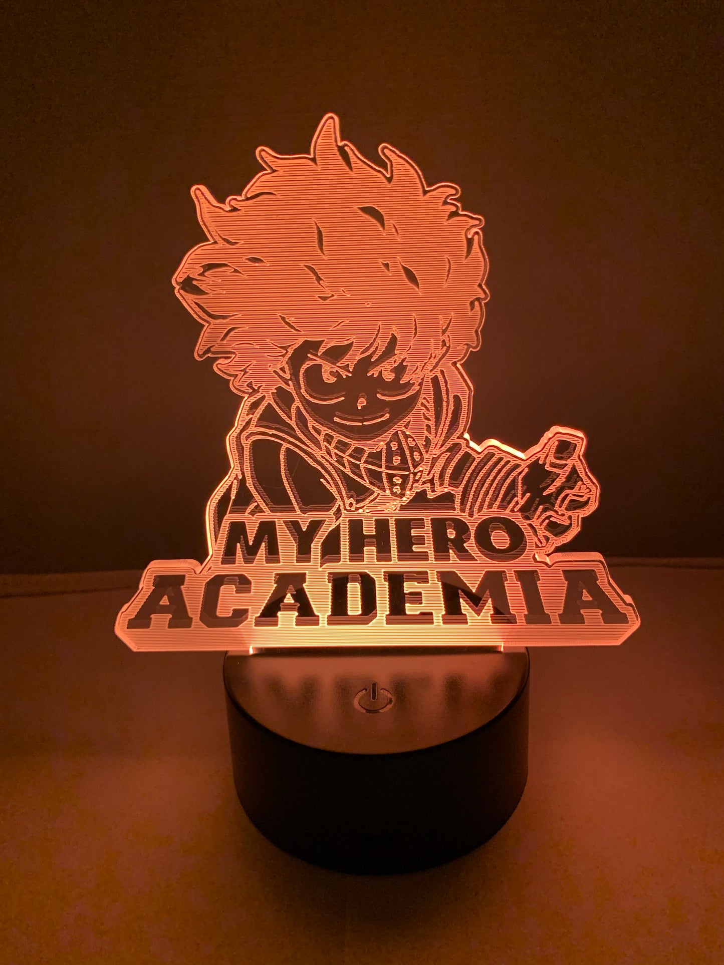 Lampe 3D DEL My Hero Academia