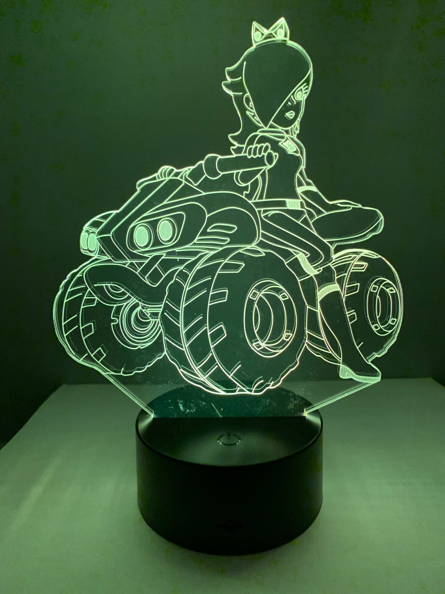 Lampe 3D DEL Princesse Rosalina Mario Kart