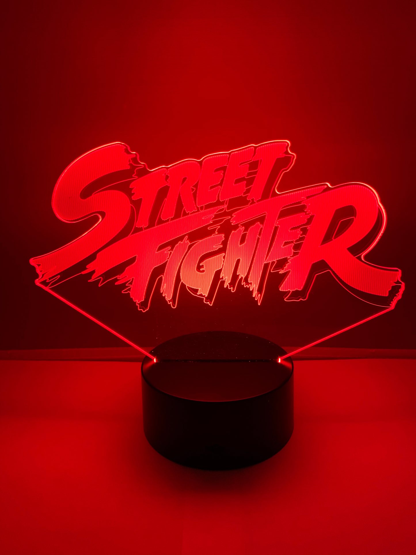 Lampe 3D DEL Logo Street Fighter
