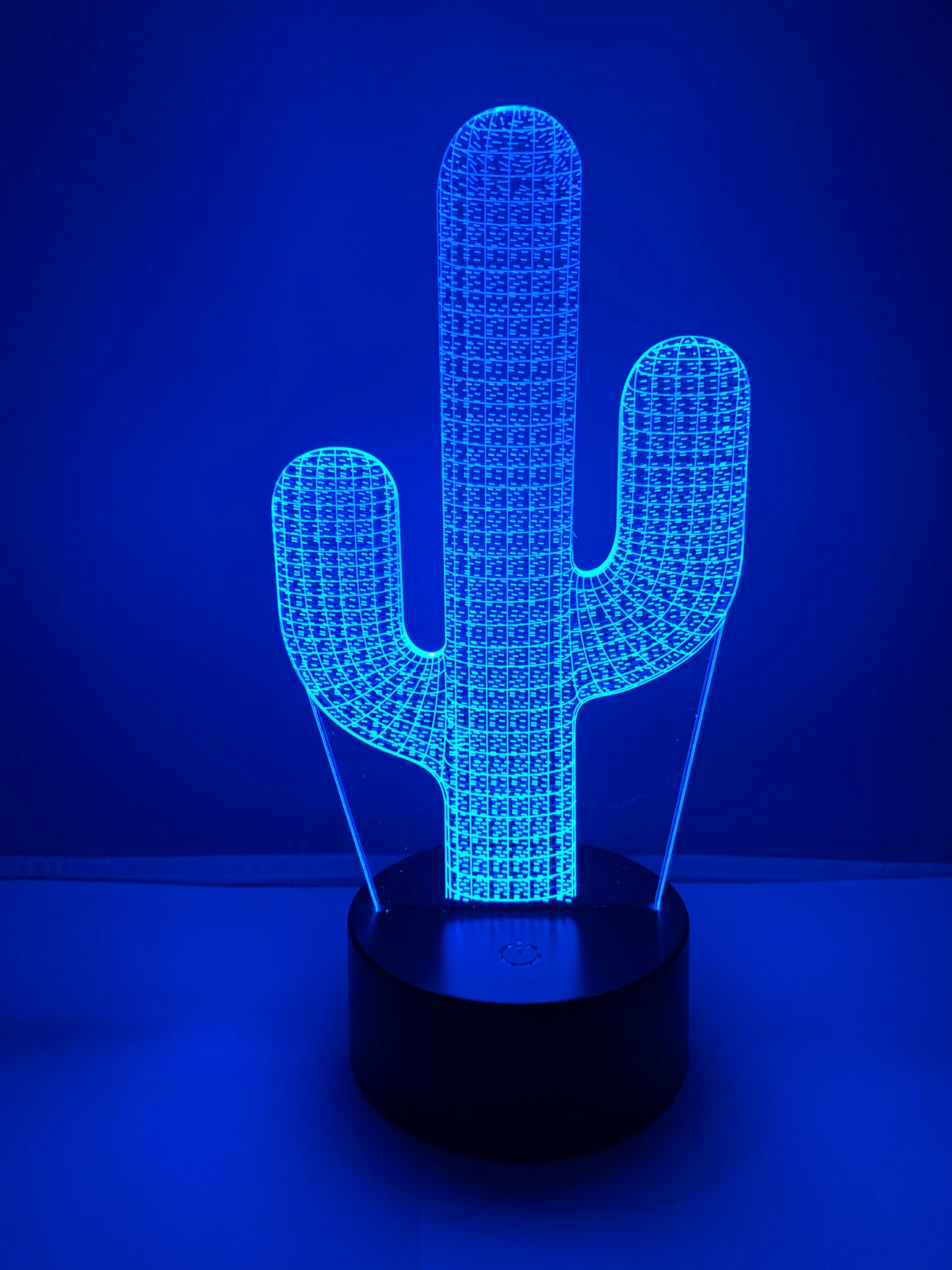 Lampe 3D DEL Cactus