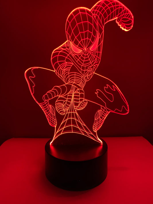 Lampe 3D DEL Spiderman