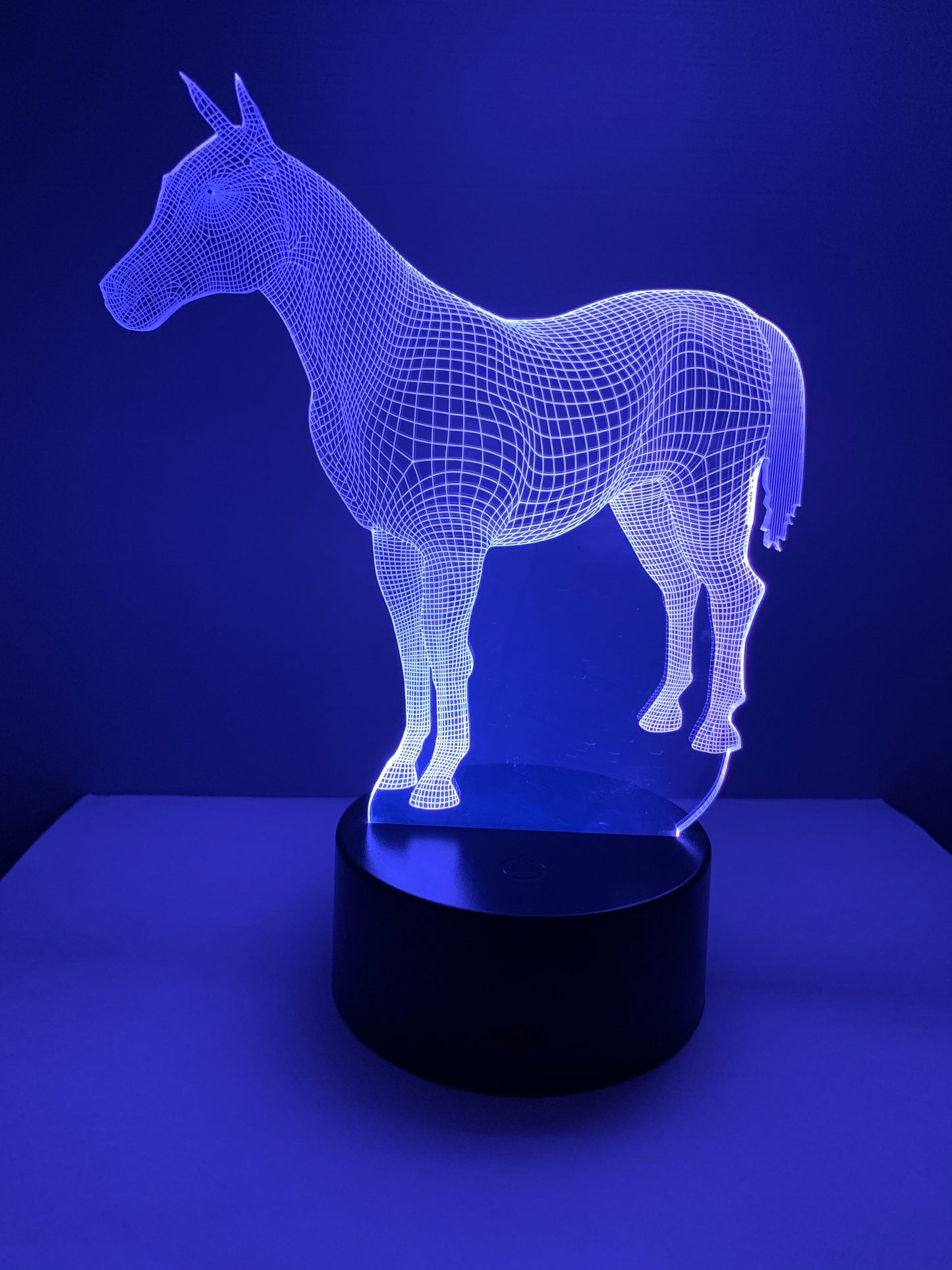 Lampe 3D DEL Cheval