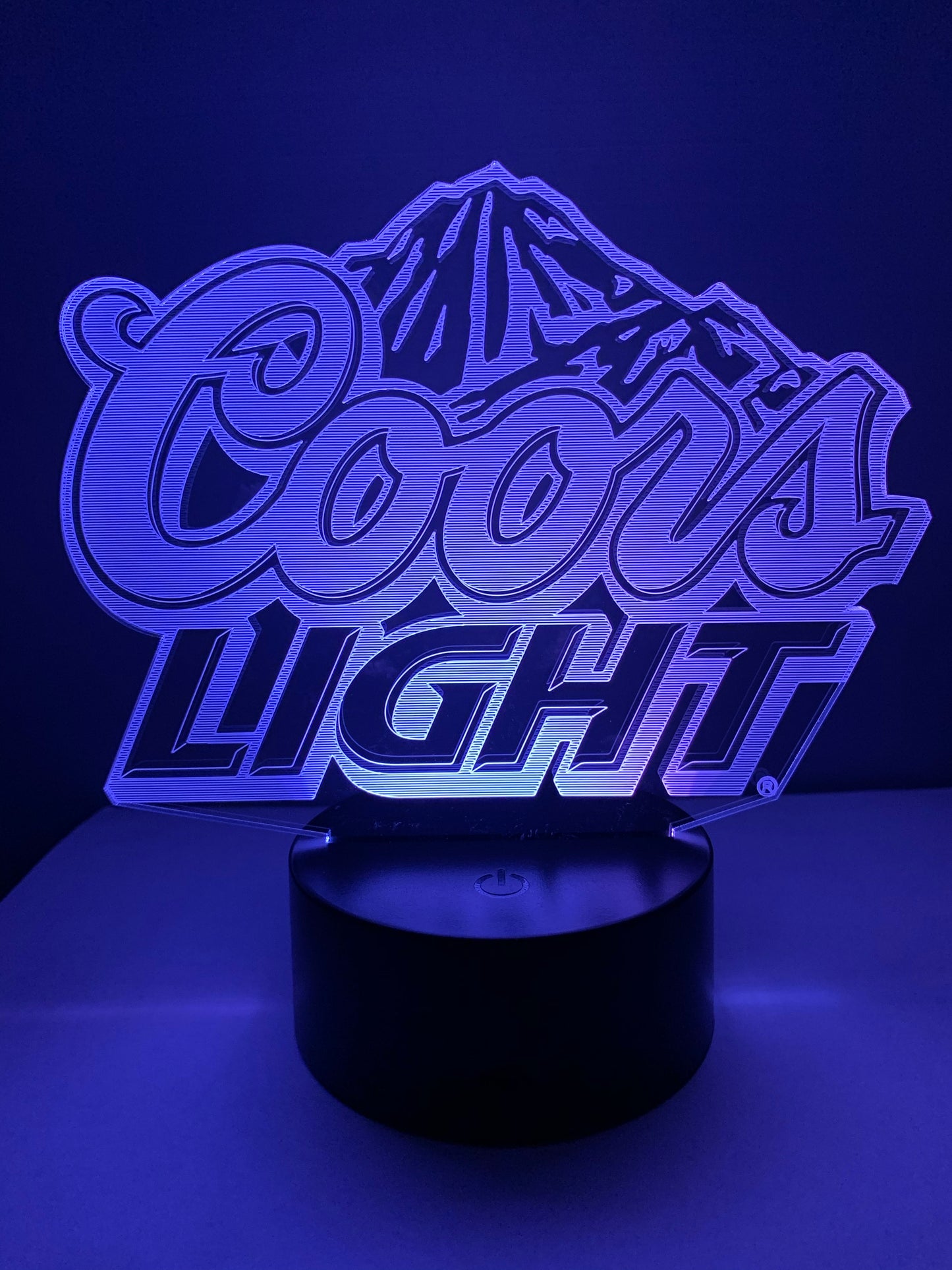 Lampe 3D DEL Coors Light