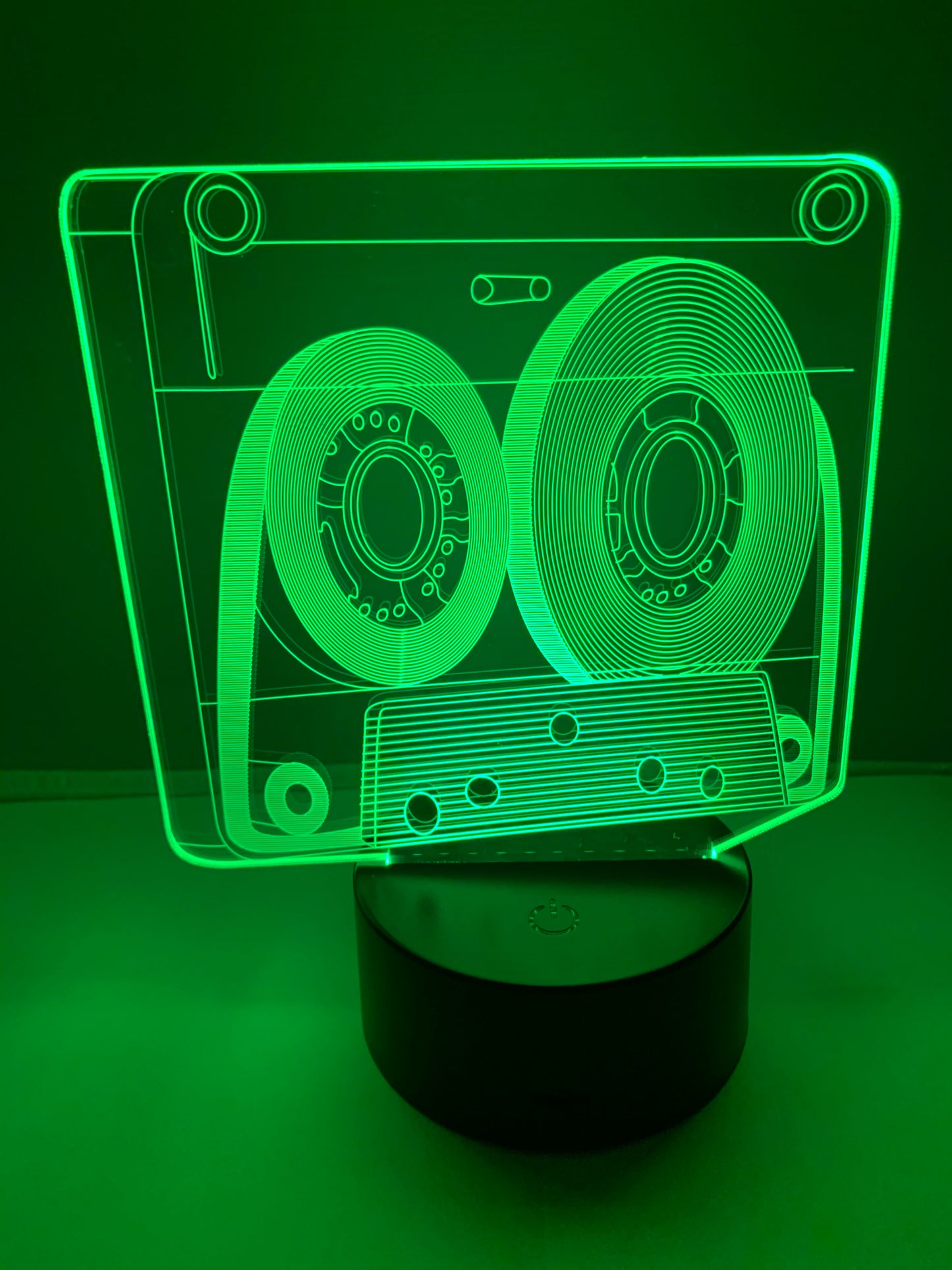Lampe 3D DEL Rétro Cassette de musique