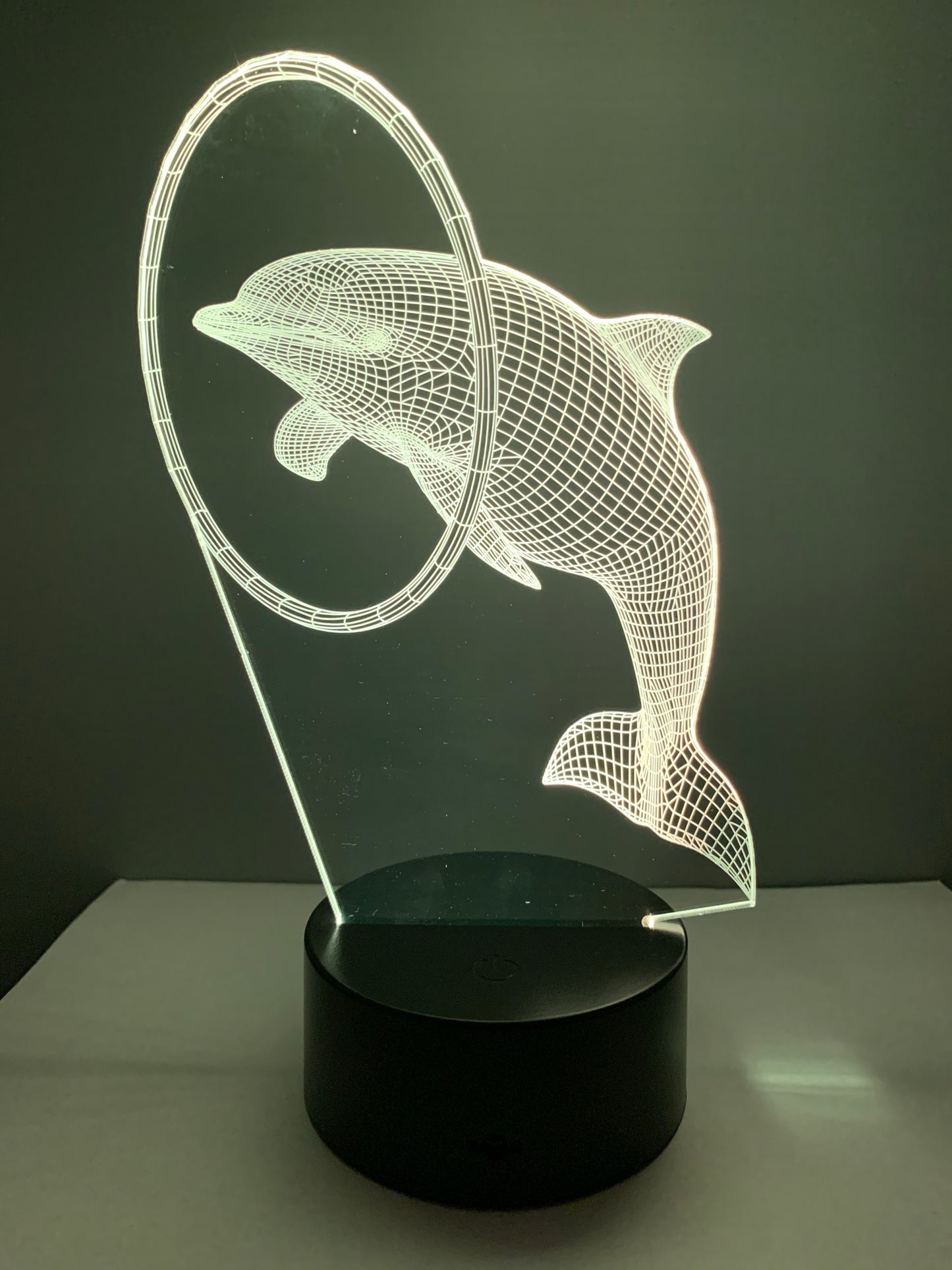 Lampe 3D DEL Dauphin