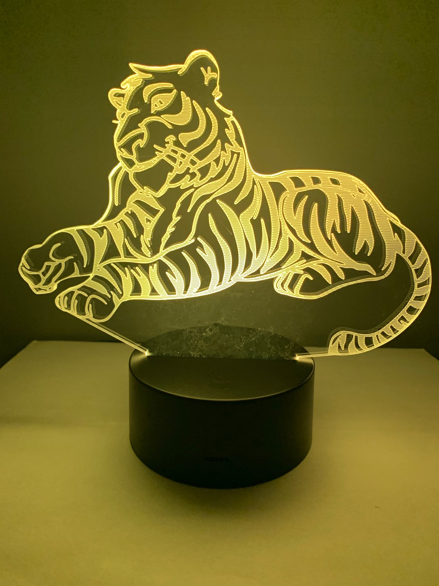 Lampe 3D DEL Tigre
