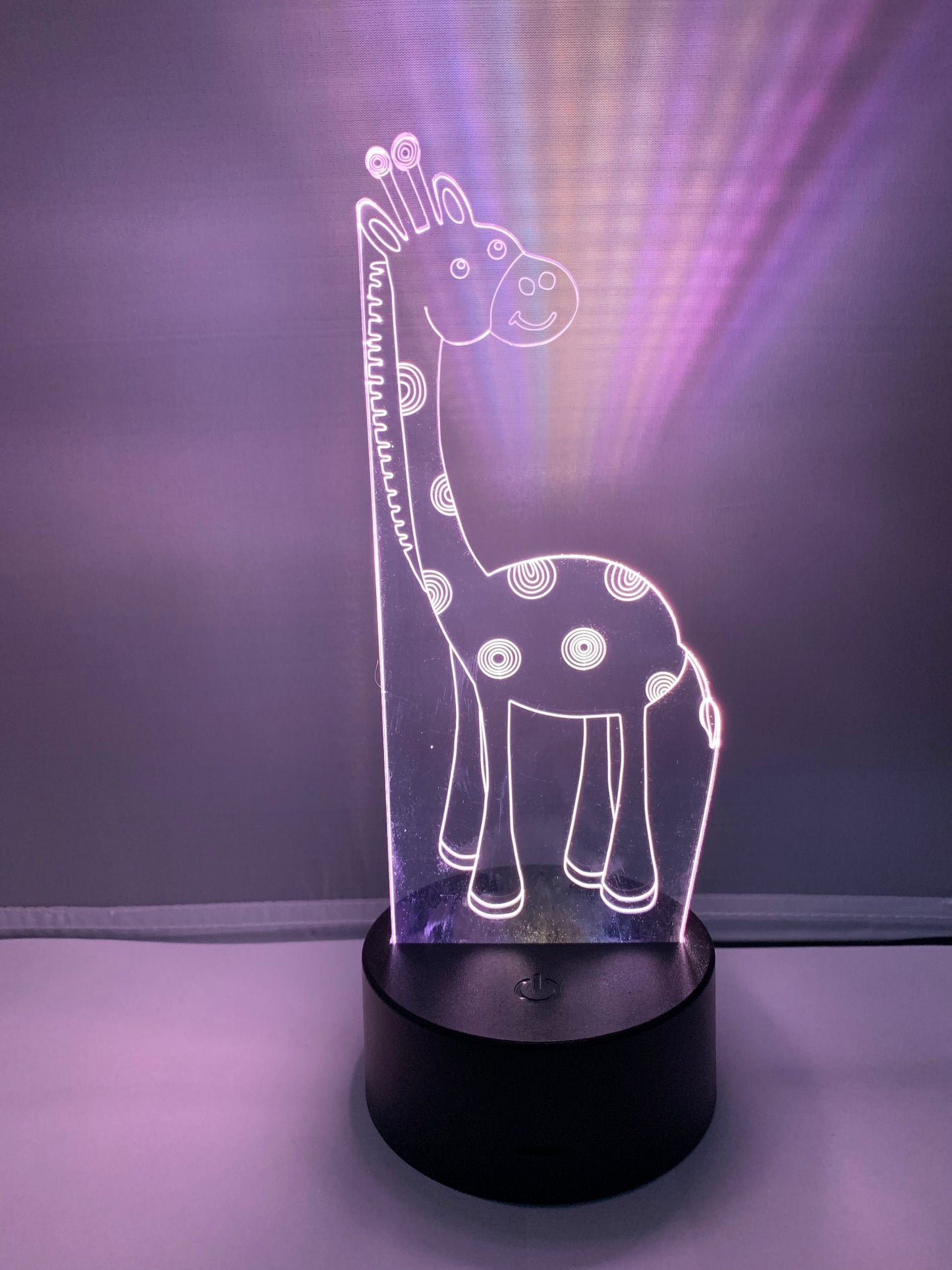 Lampe 3D DEL Petite Giraffe