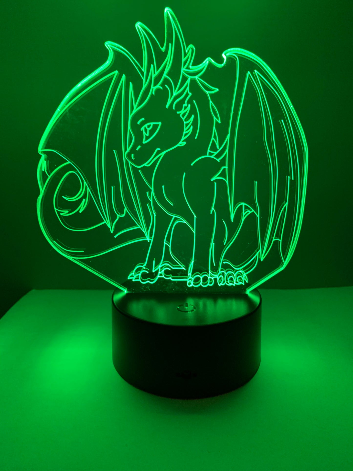 Lampe 3D DEL Joli Dragon