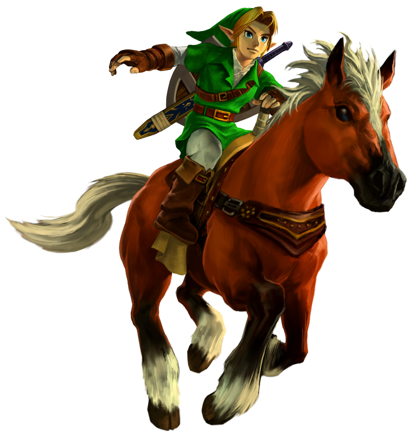 Autocollant pour tasse Link sur Epona Zelda Ocarina Of Time