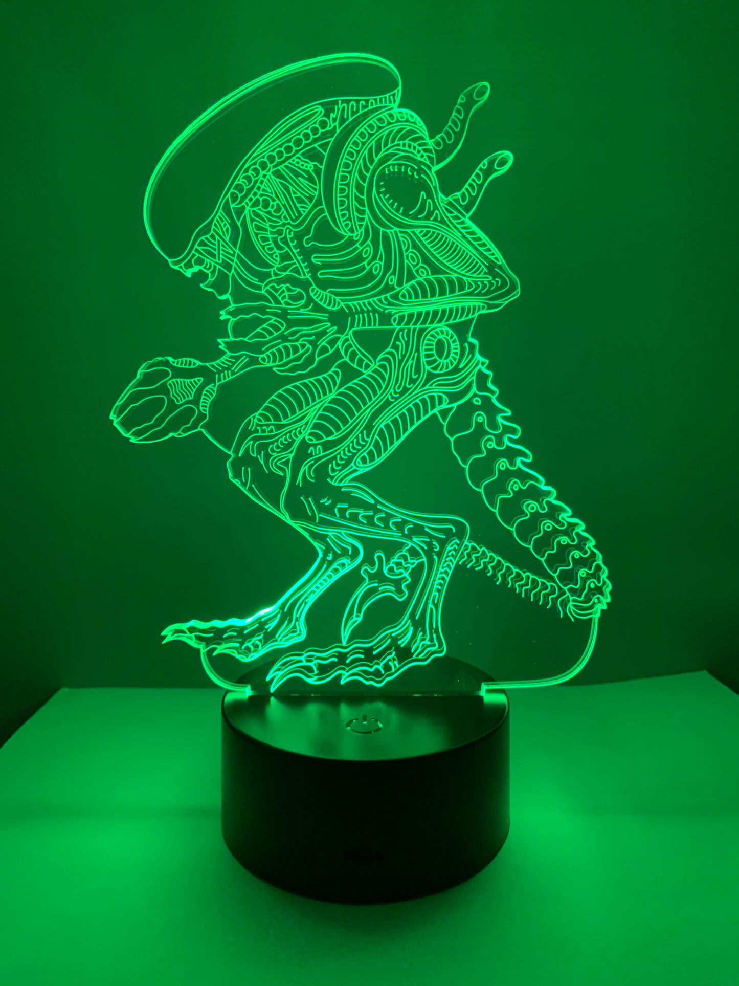 Lampe 3D DEL Alien