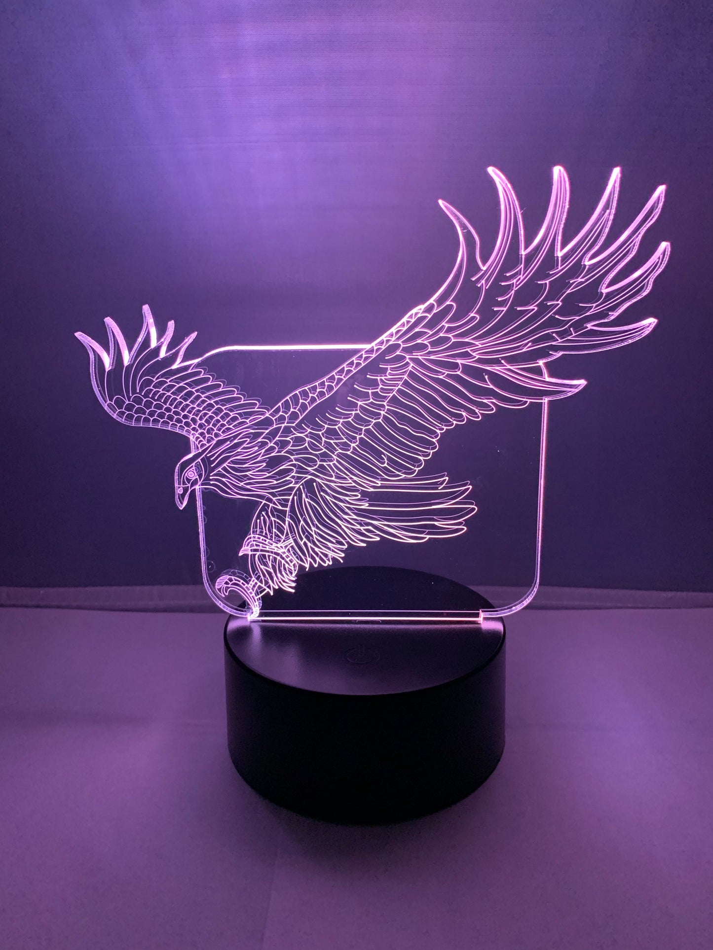 Lampe 3D DEL Aigle