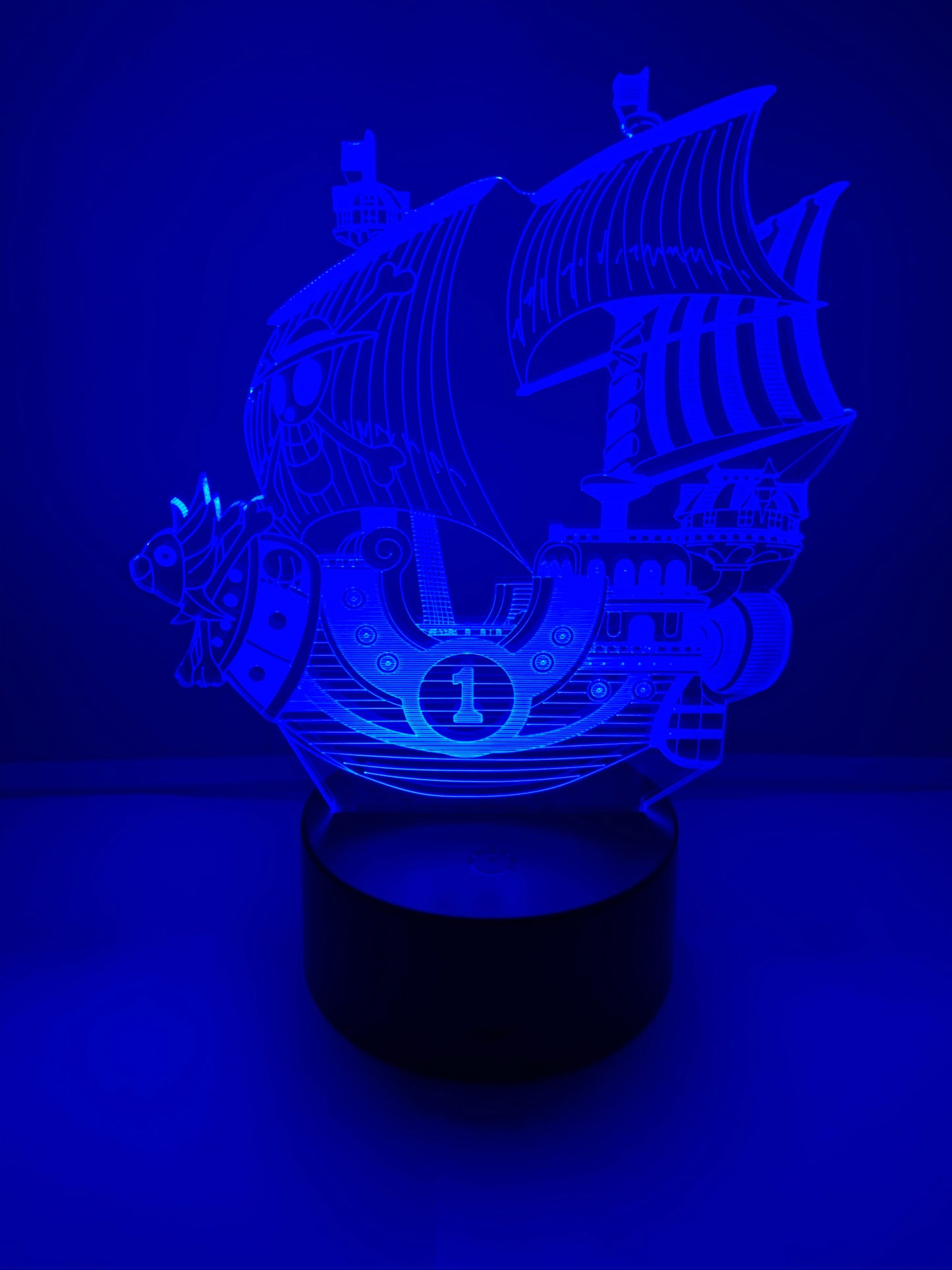 Lampe 3D DEL Bateau Pirate One Piece 🏴☠️