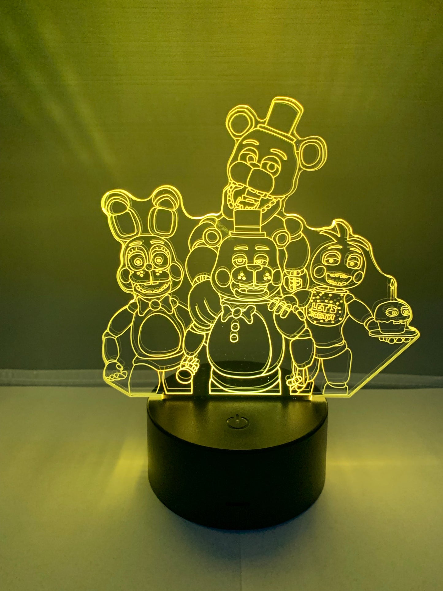 Lampe 3D DEL Freddy five nights at freddy's