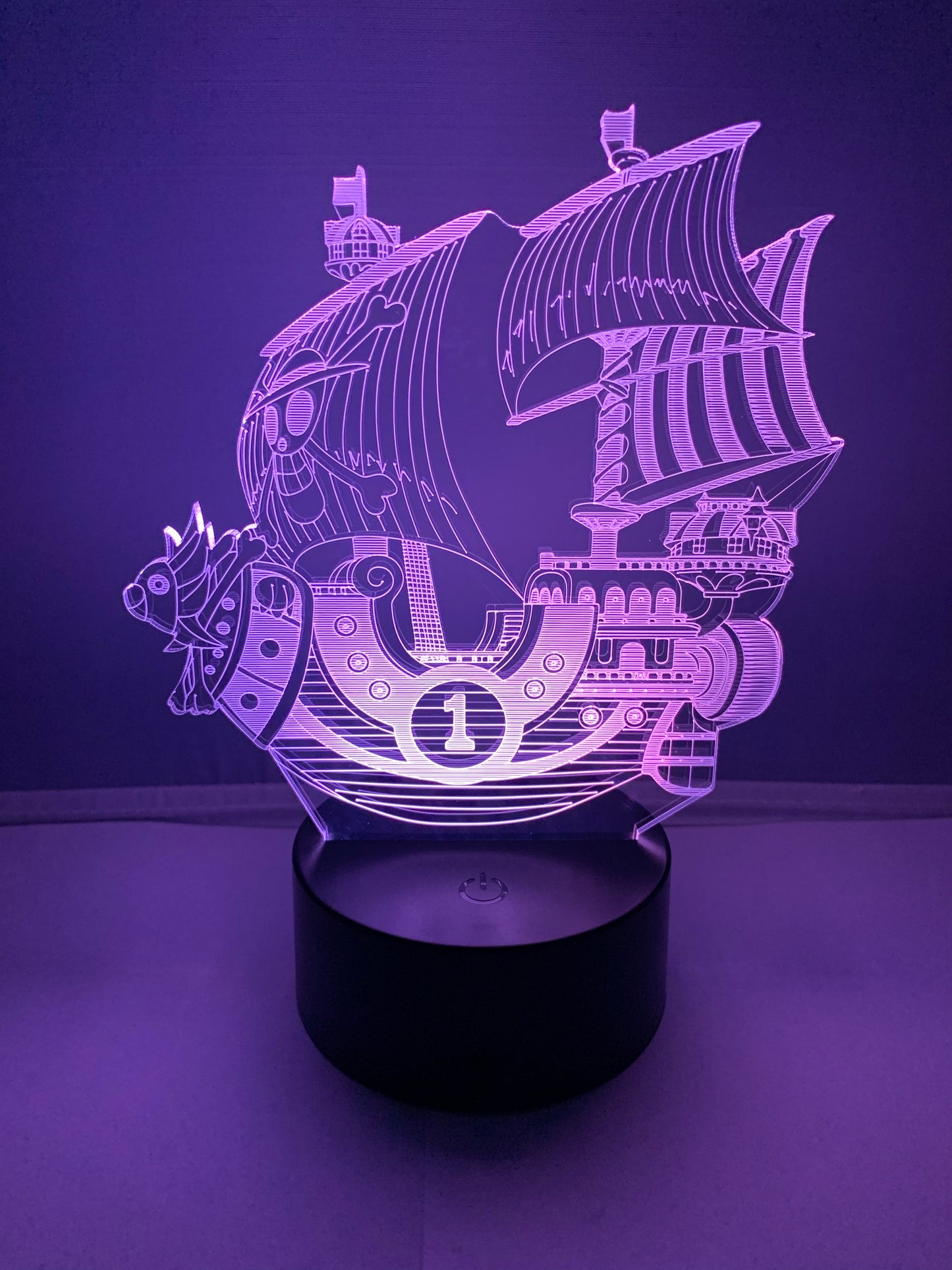 Lampe 3D DEL Bateau Pirate One Piece 🏴☠️