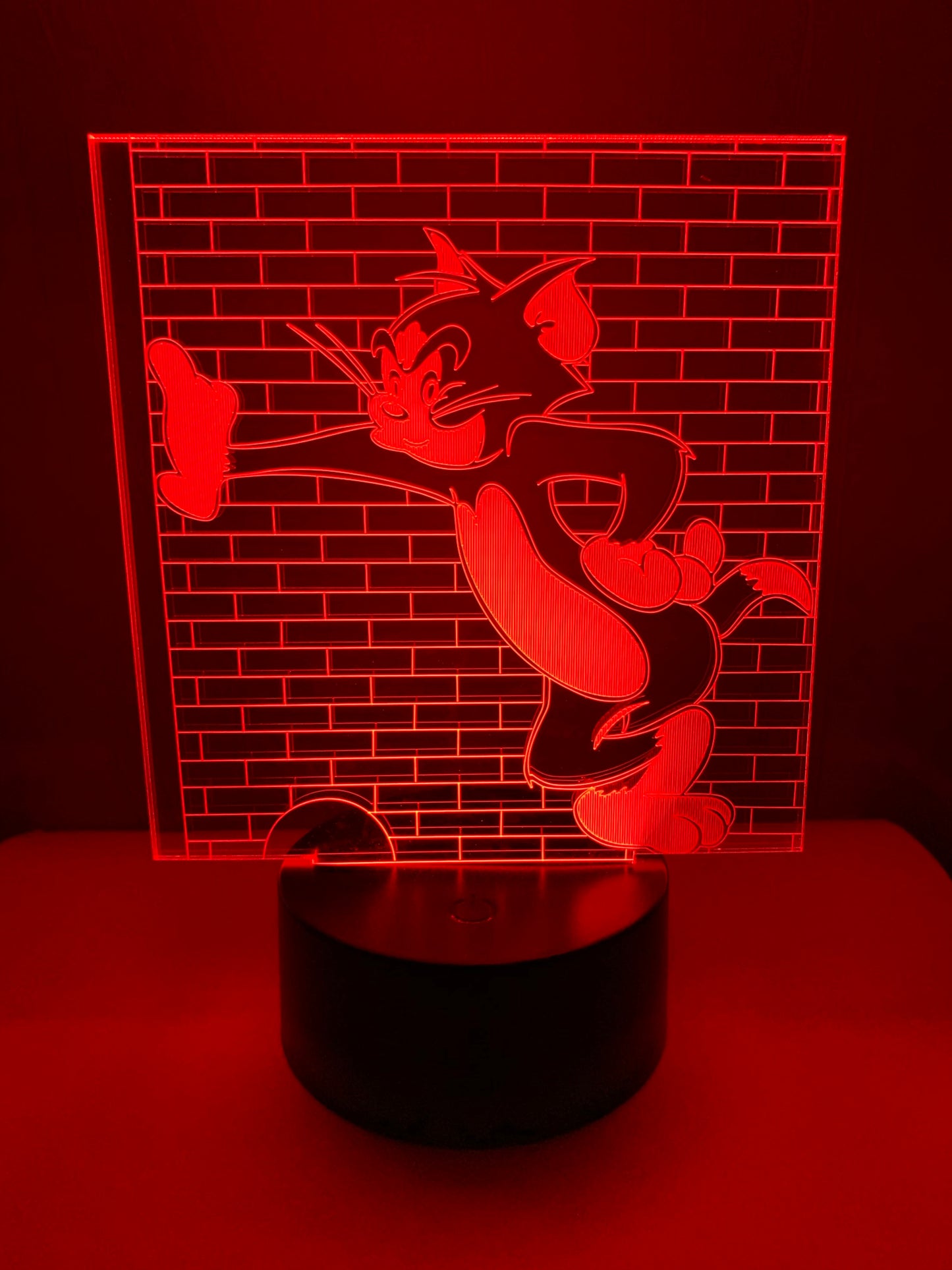 Lampe 3D DEL Tom le chat (Tom et Jerry)