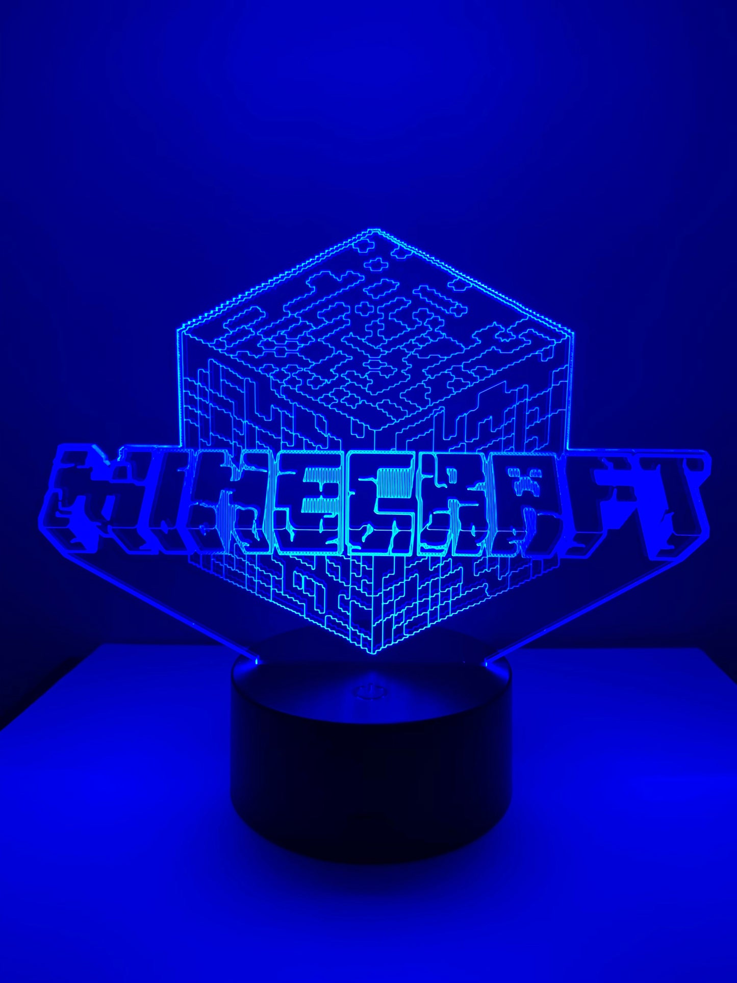 Lampe 3D DEL Minecraft