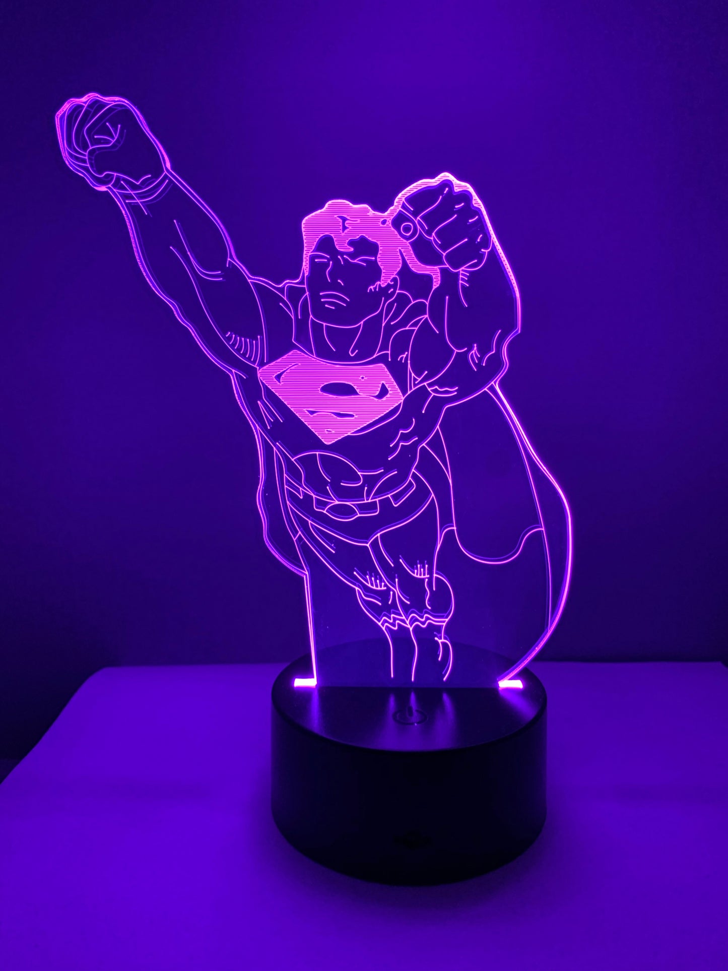 Lampe 3D DEL Superman