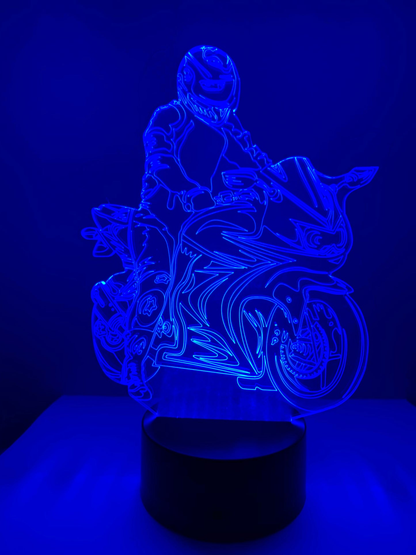 Lampe 3D DEL Moto Sport