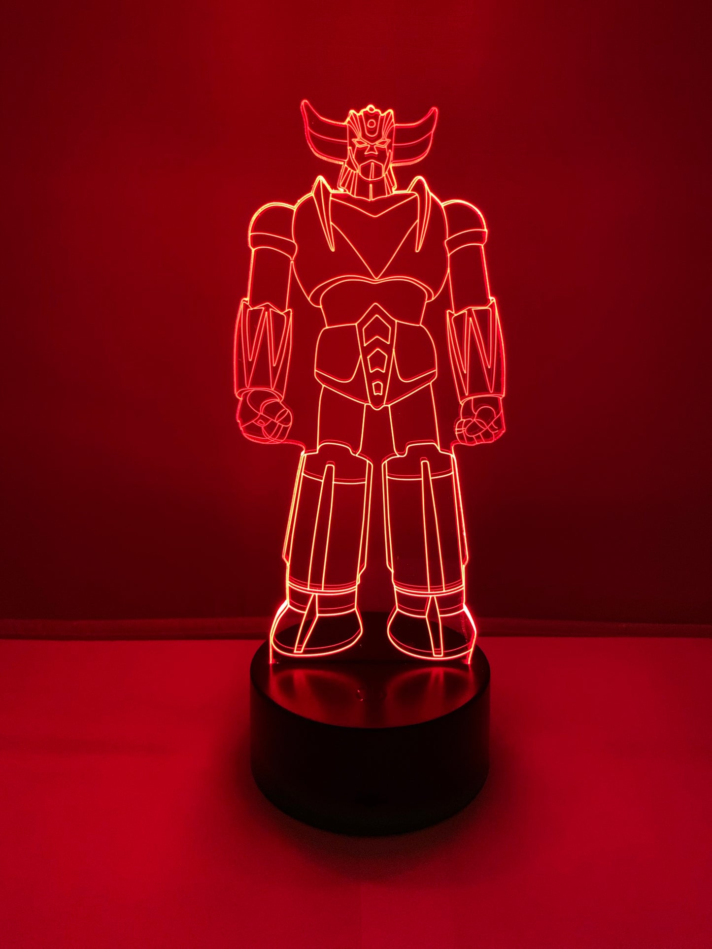 Lampe 3D DEL Goldorak