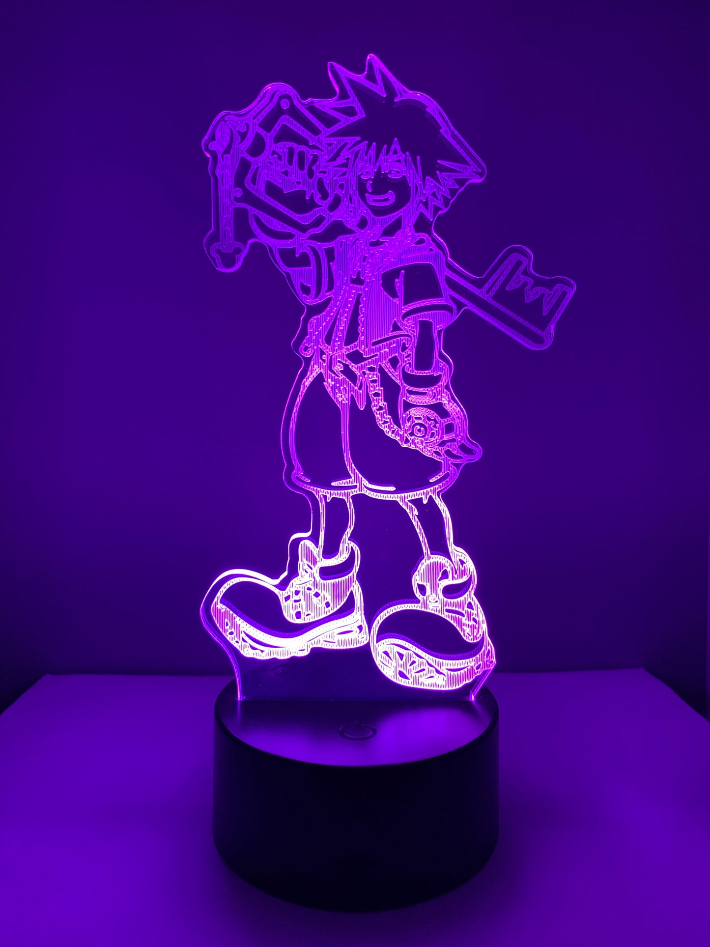 Lampe 3D DEL Sora Kingdom Hearth