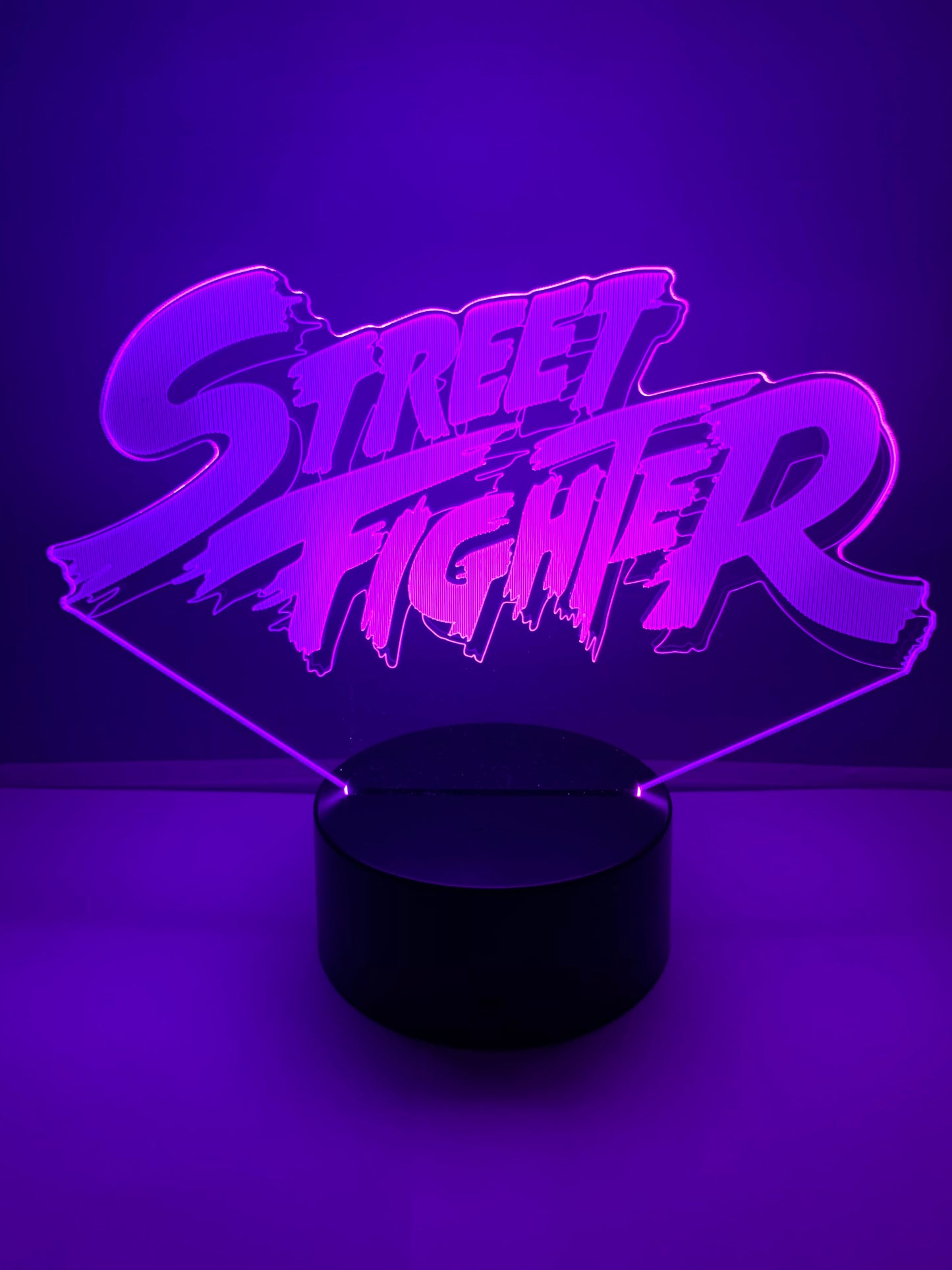 Lampe 3D DEL Logo Street Fighter