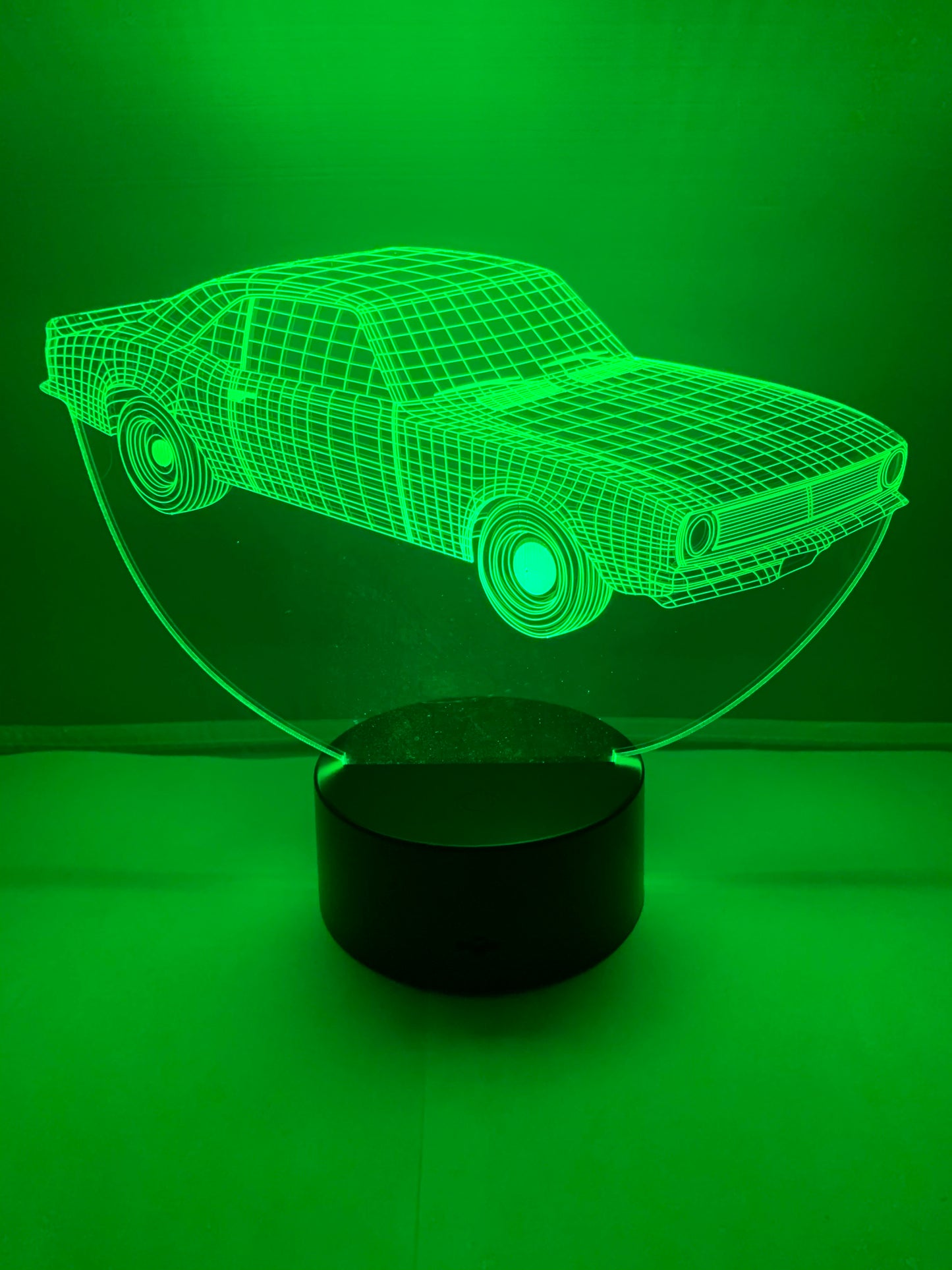 Lampe 3D DEL Auto Rétro