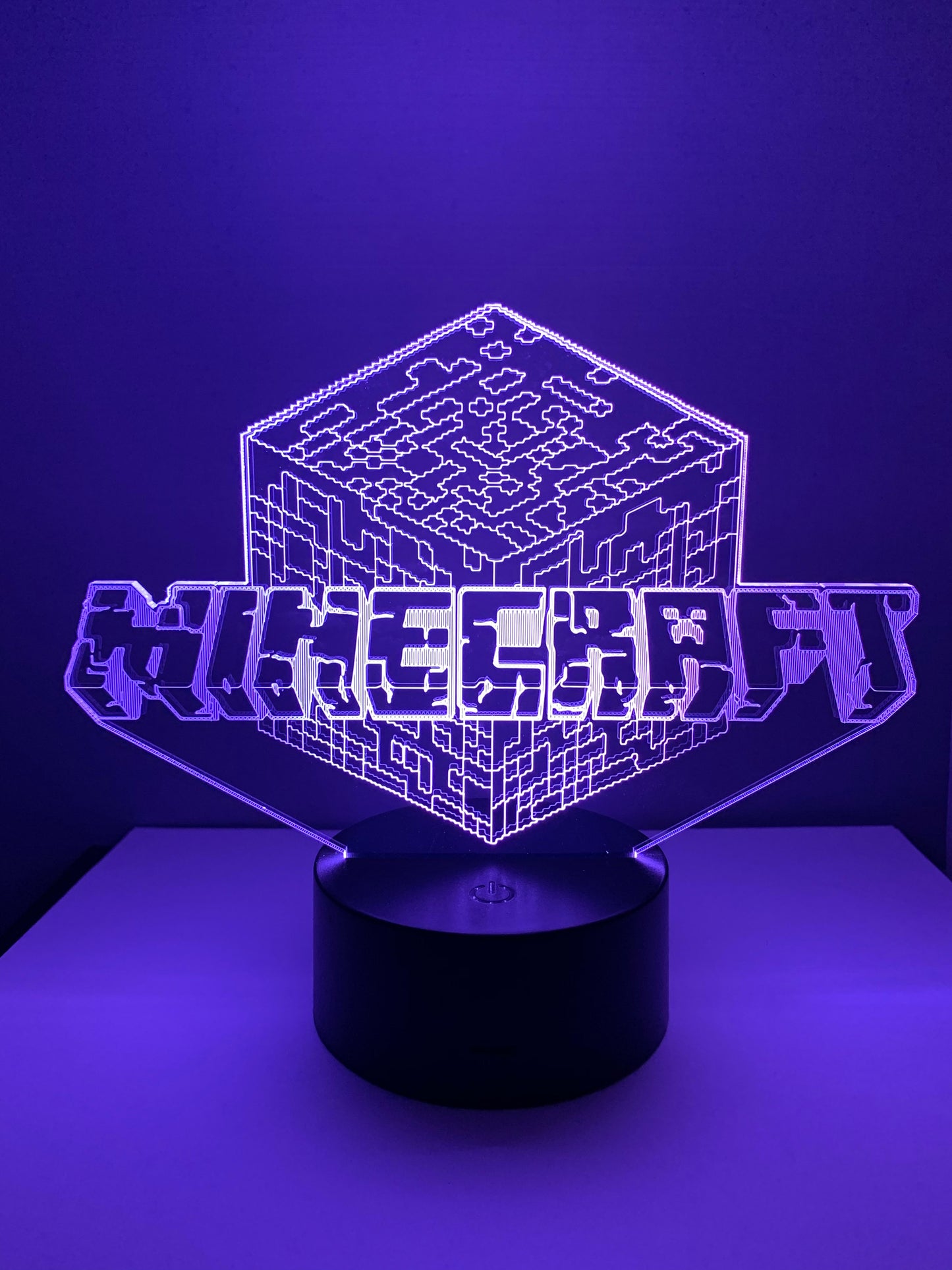 Lampe 3D DEL Minecraft
