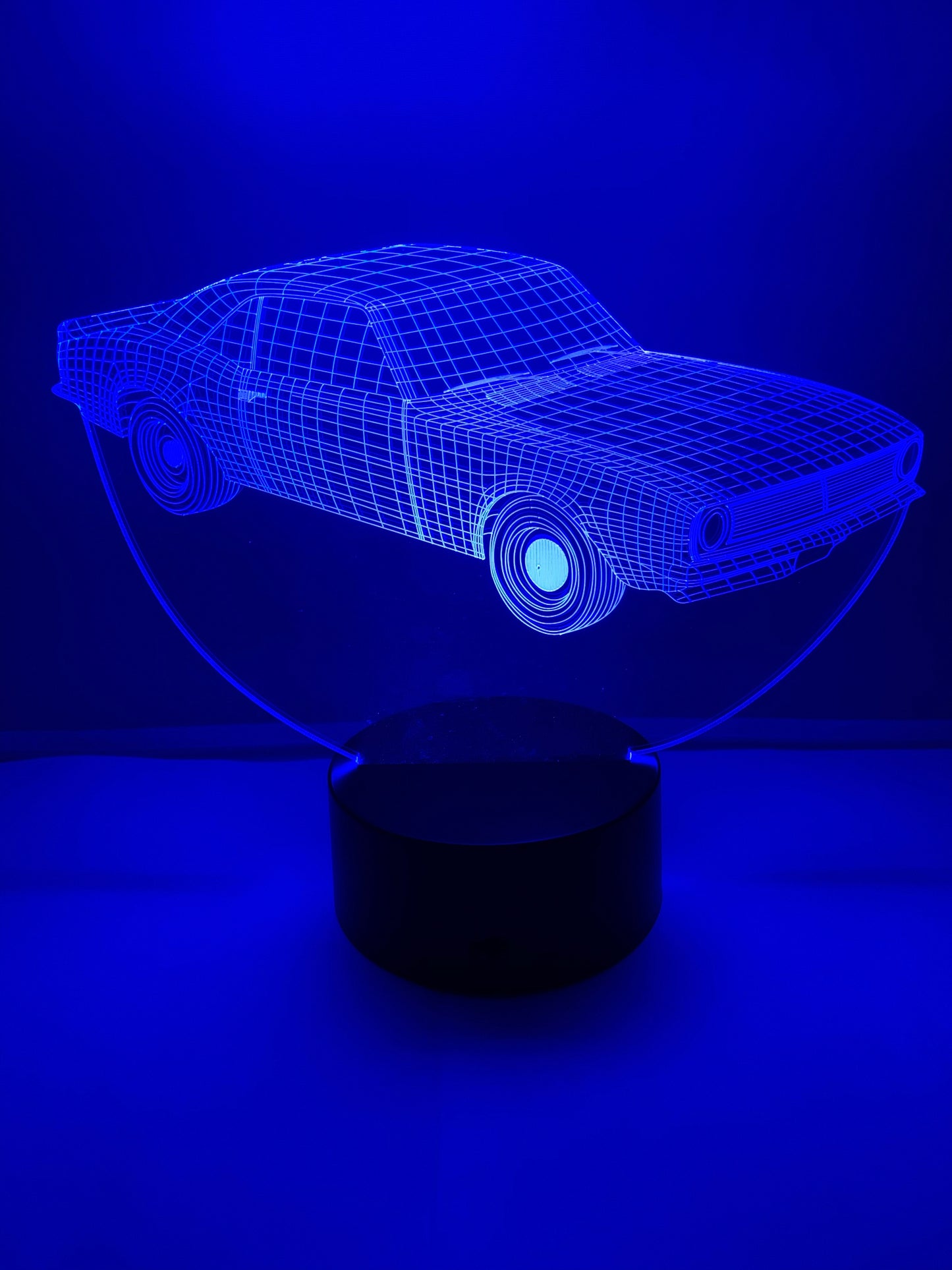 Lampe 3D DEL Auto Rétro
