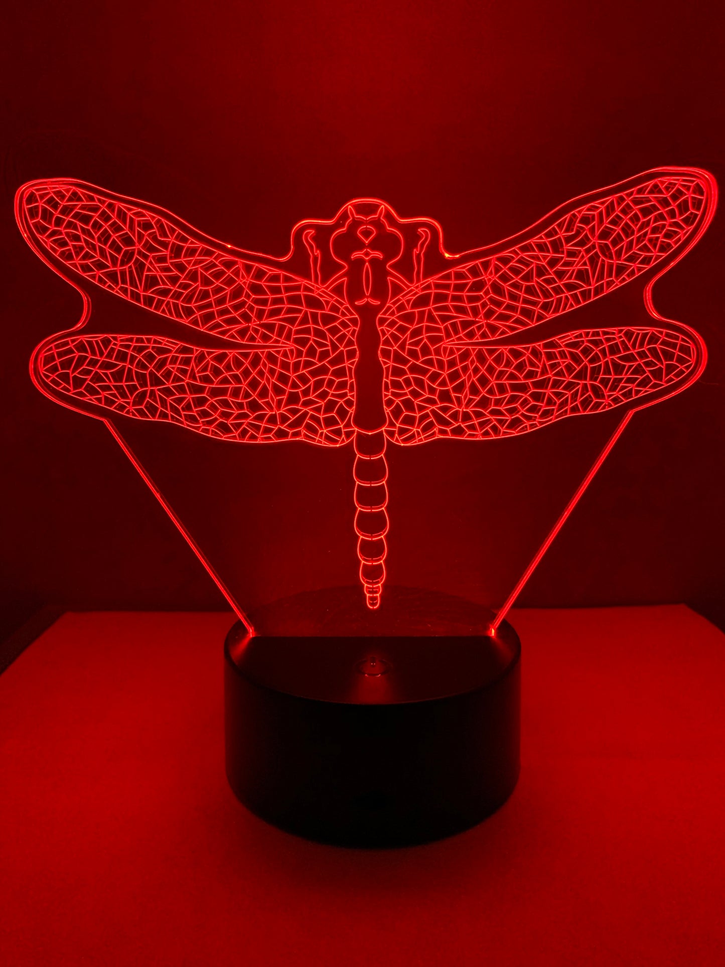 Lampe 3D DEL Libellule