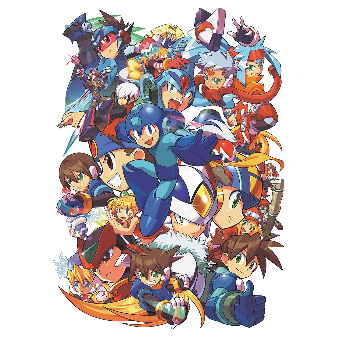 Autocollant pour tasse Personnages Mega Man (Megaman)