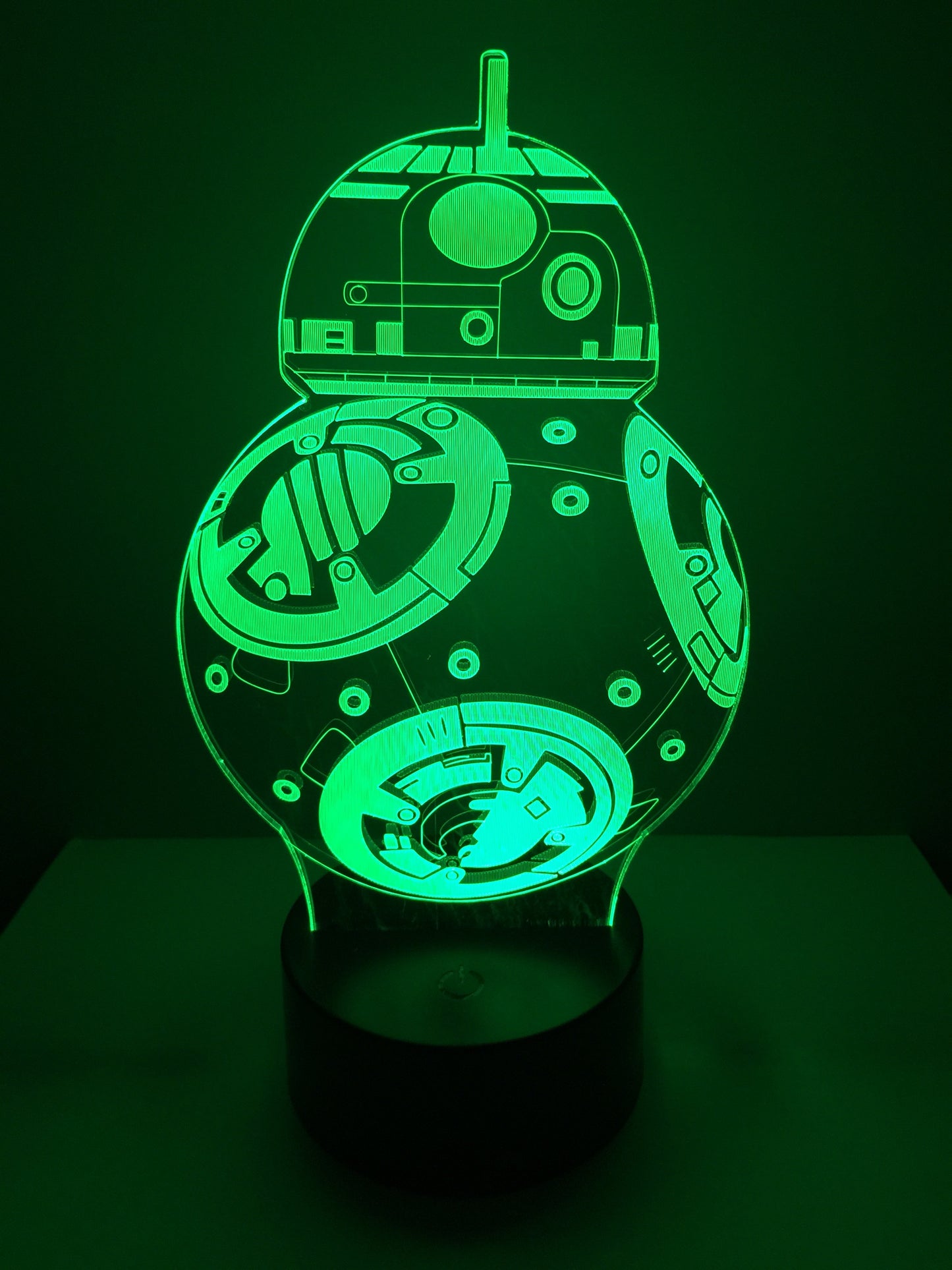 Lampe 3D DEL BB8 Star Wars