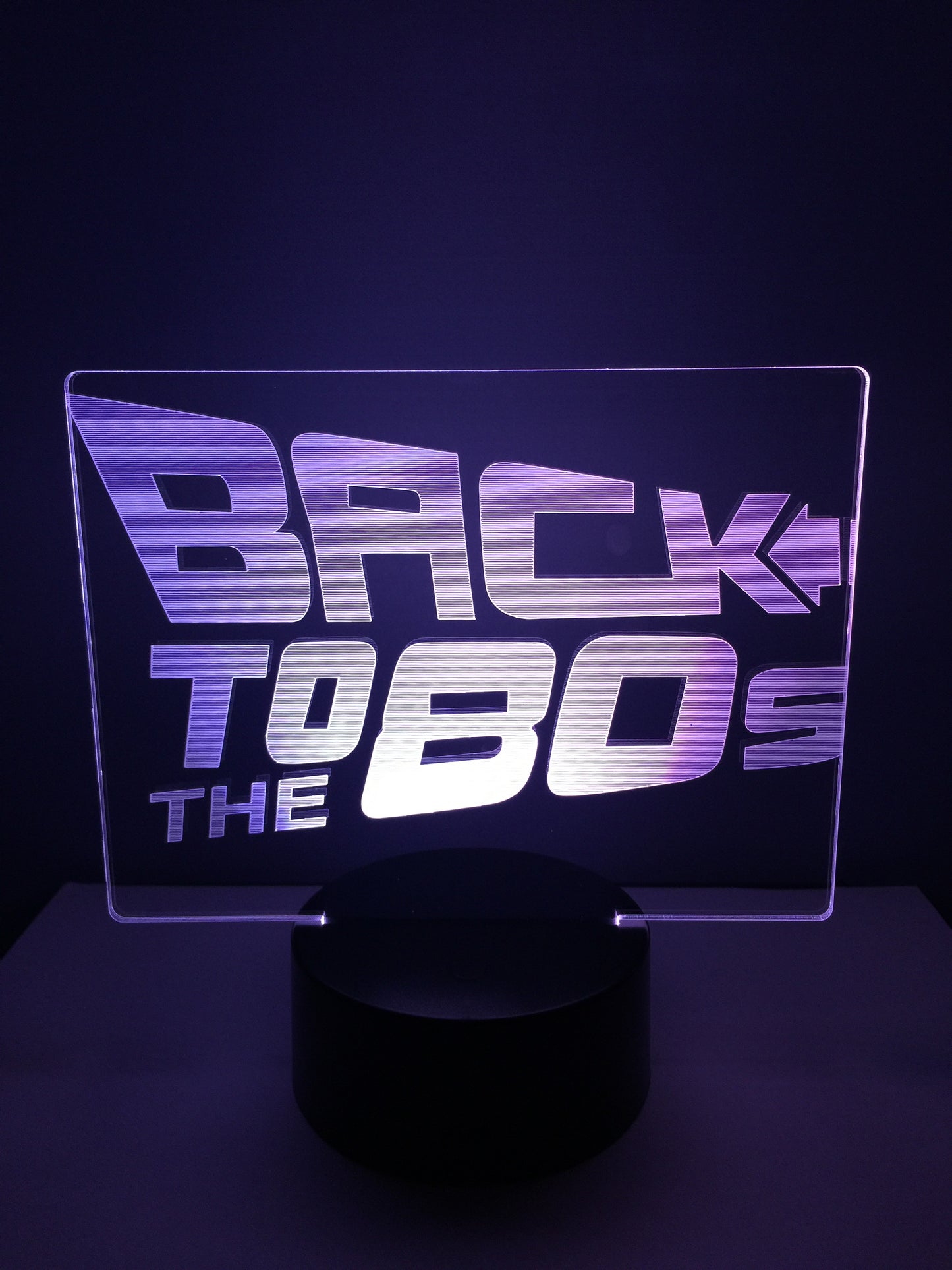 Lampe 3D DEL Back to the 80’s