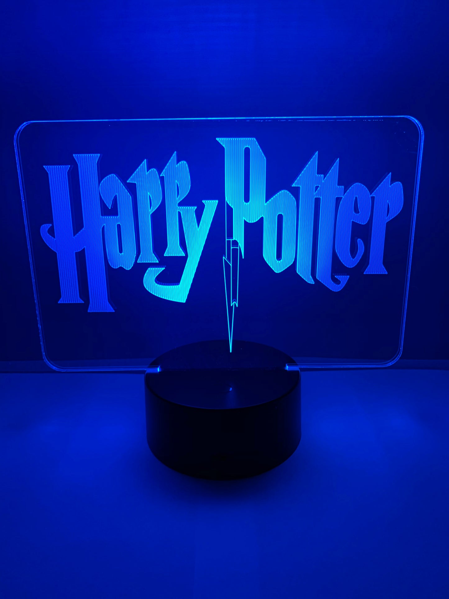 Lampe 3D DEL Harry Potter Logo