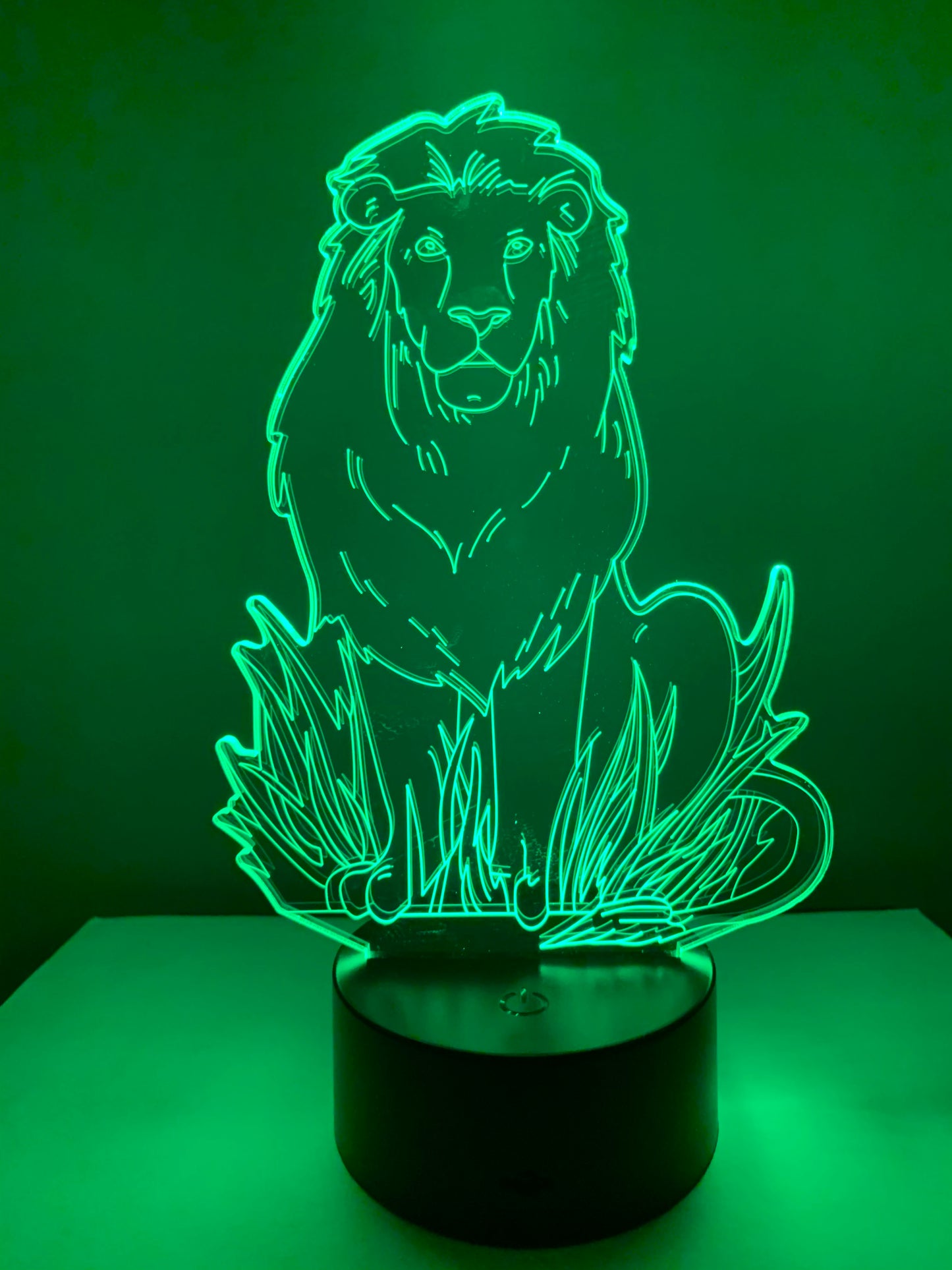 Lampe 3D DEL Lion