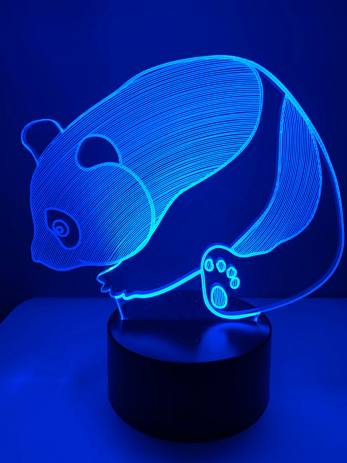 Lampe 3D DEL Panda