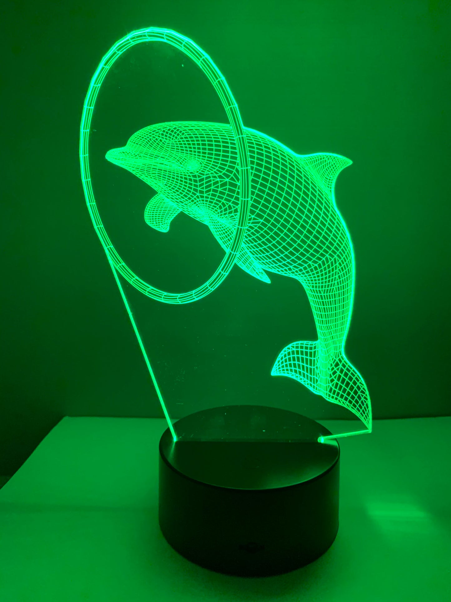 Lampe 3D DEL Dauphin