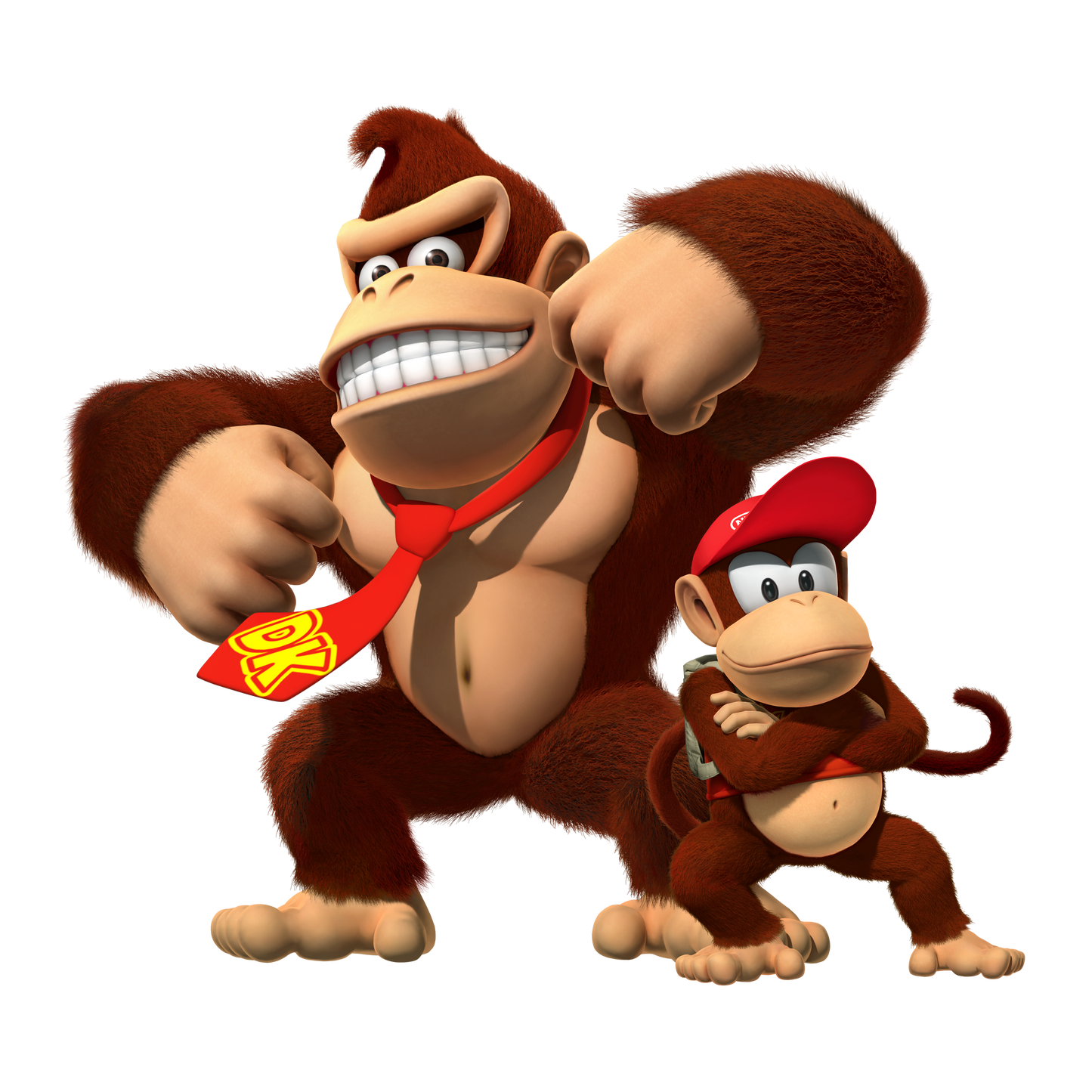 Autocollant pour tasse Donkey et Diddy Kong