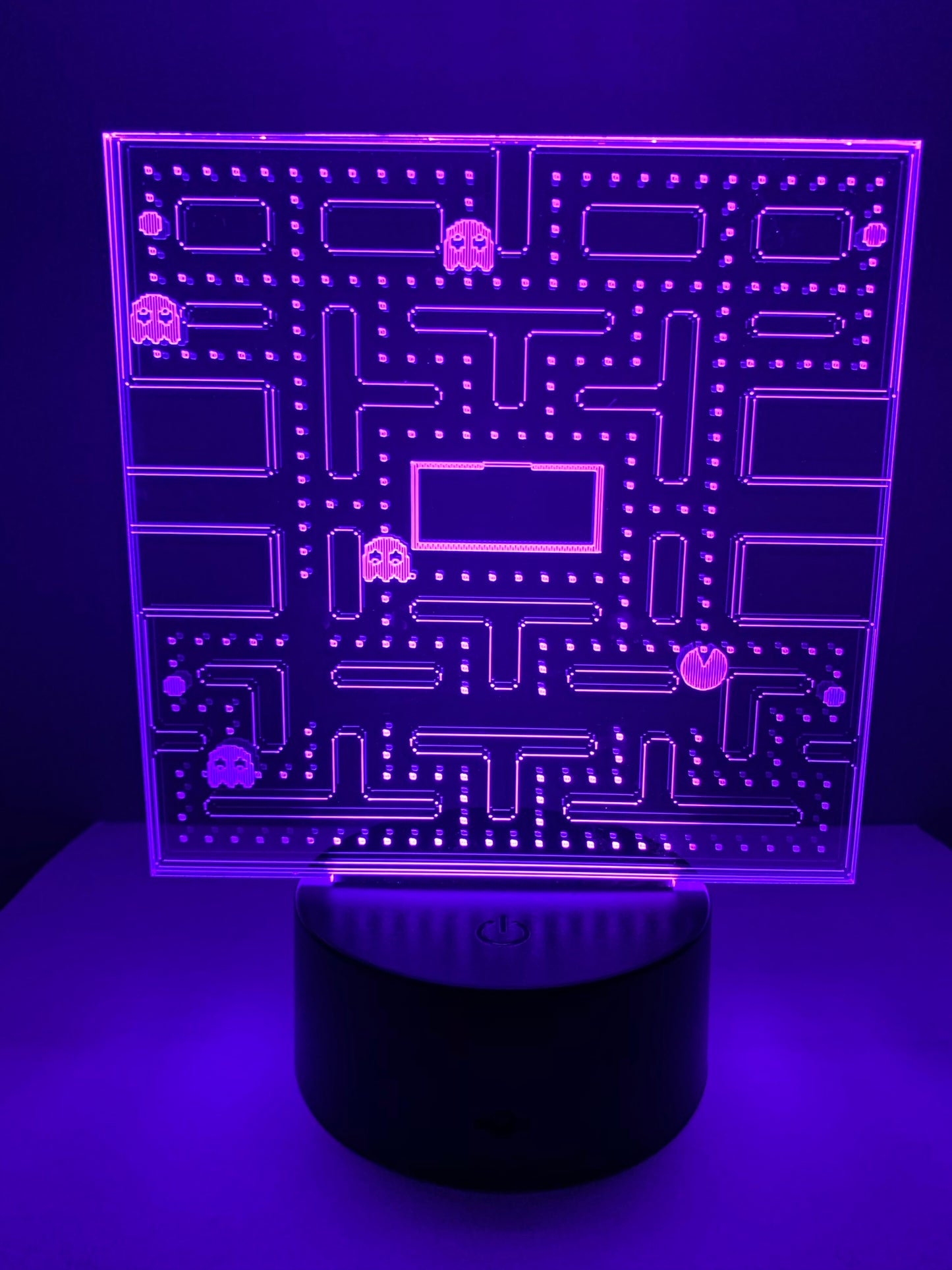 Lampe 3D DEL Pac Man Arcade