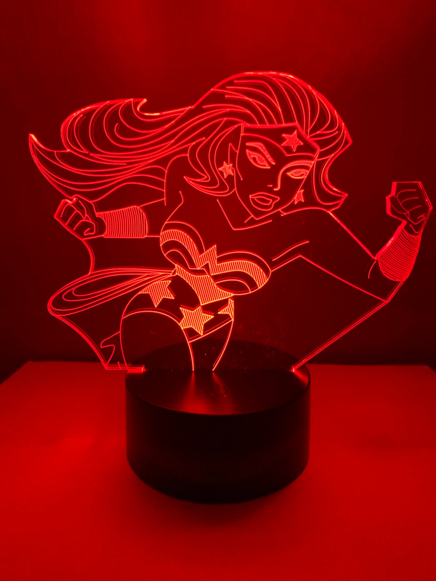 Lampe 3D DEL Wonder Women