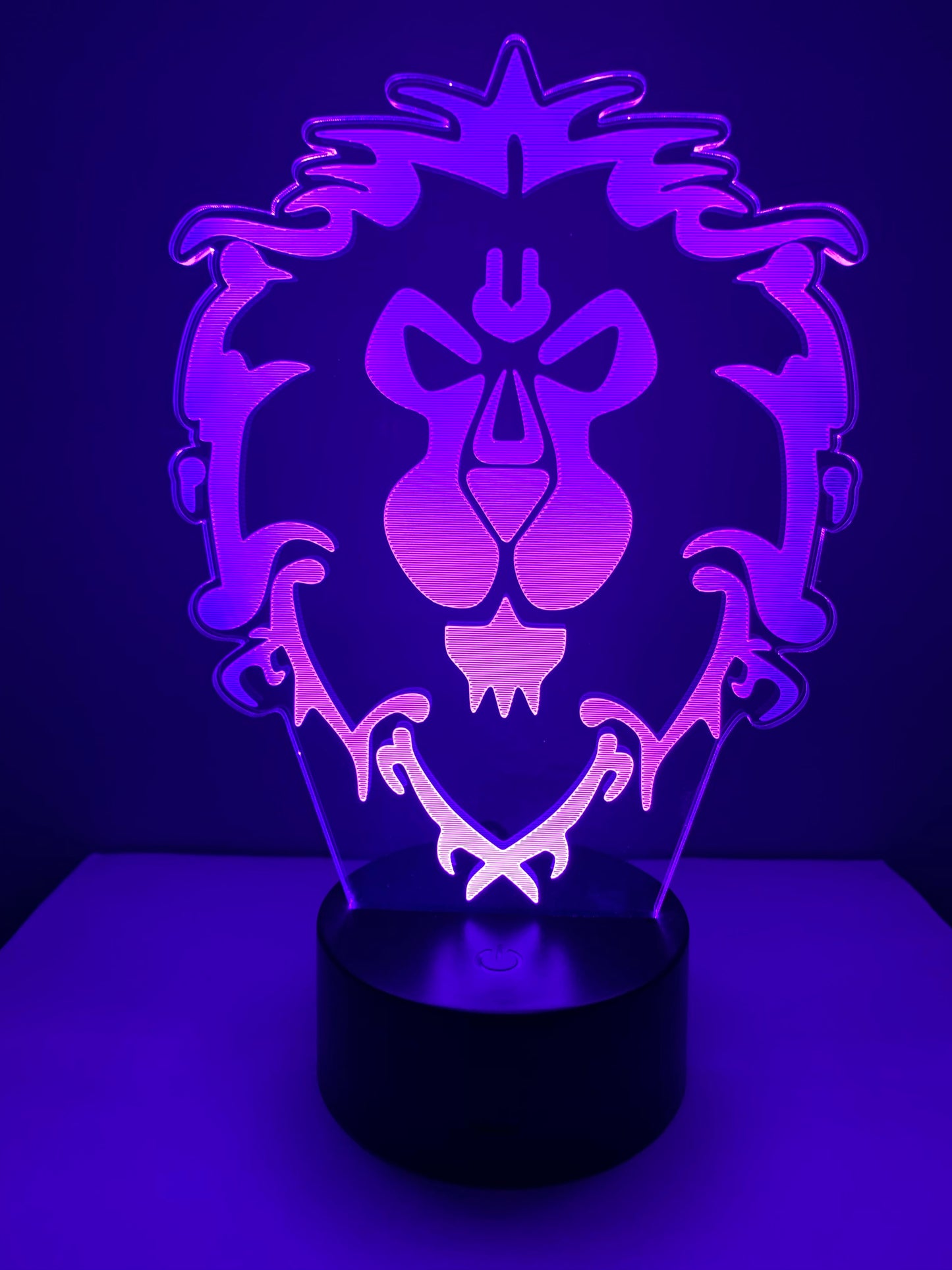 Lampe 3D DEL L’Alliance World Of Warcraft