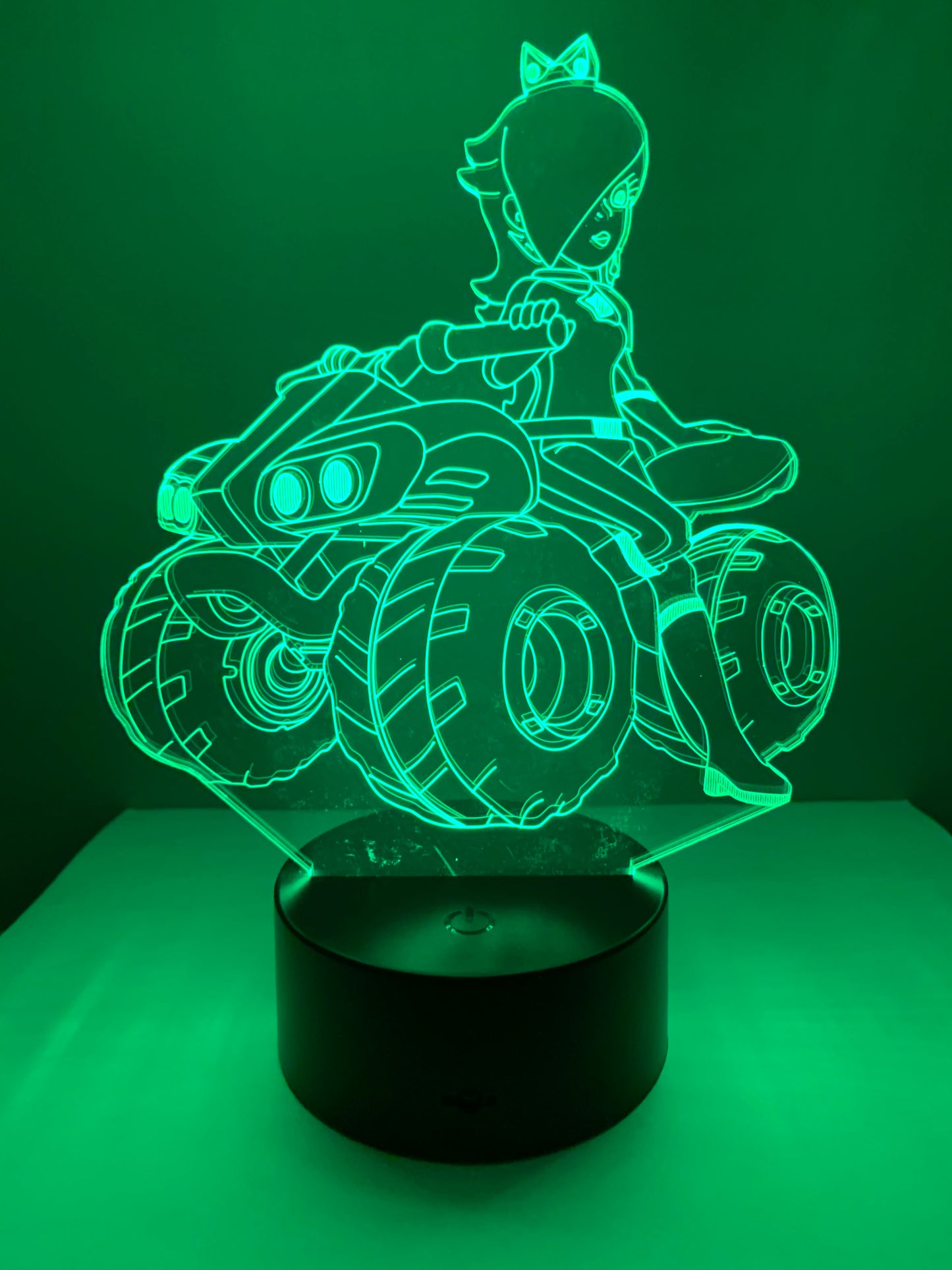 Lampe 3D DEL Princesse Rosalina Mario Kart