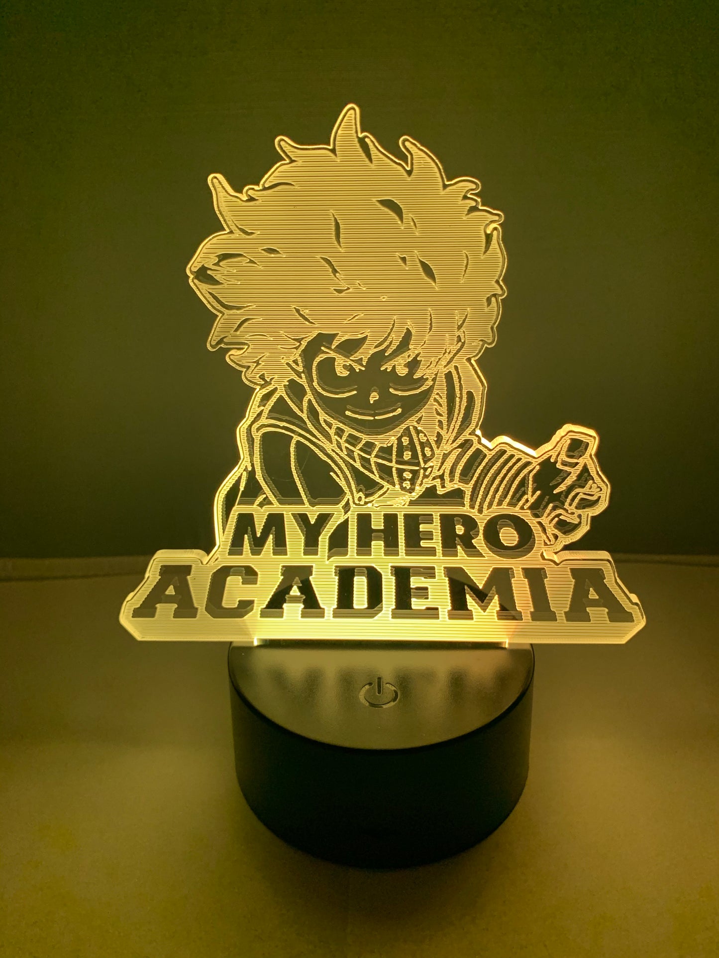 Lampe 3D DEL My Hero Academia
